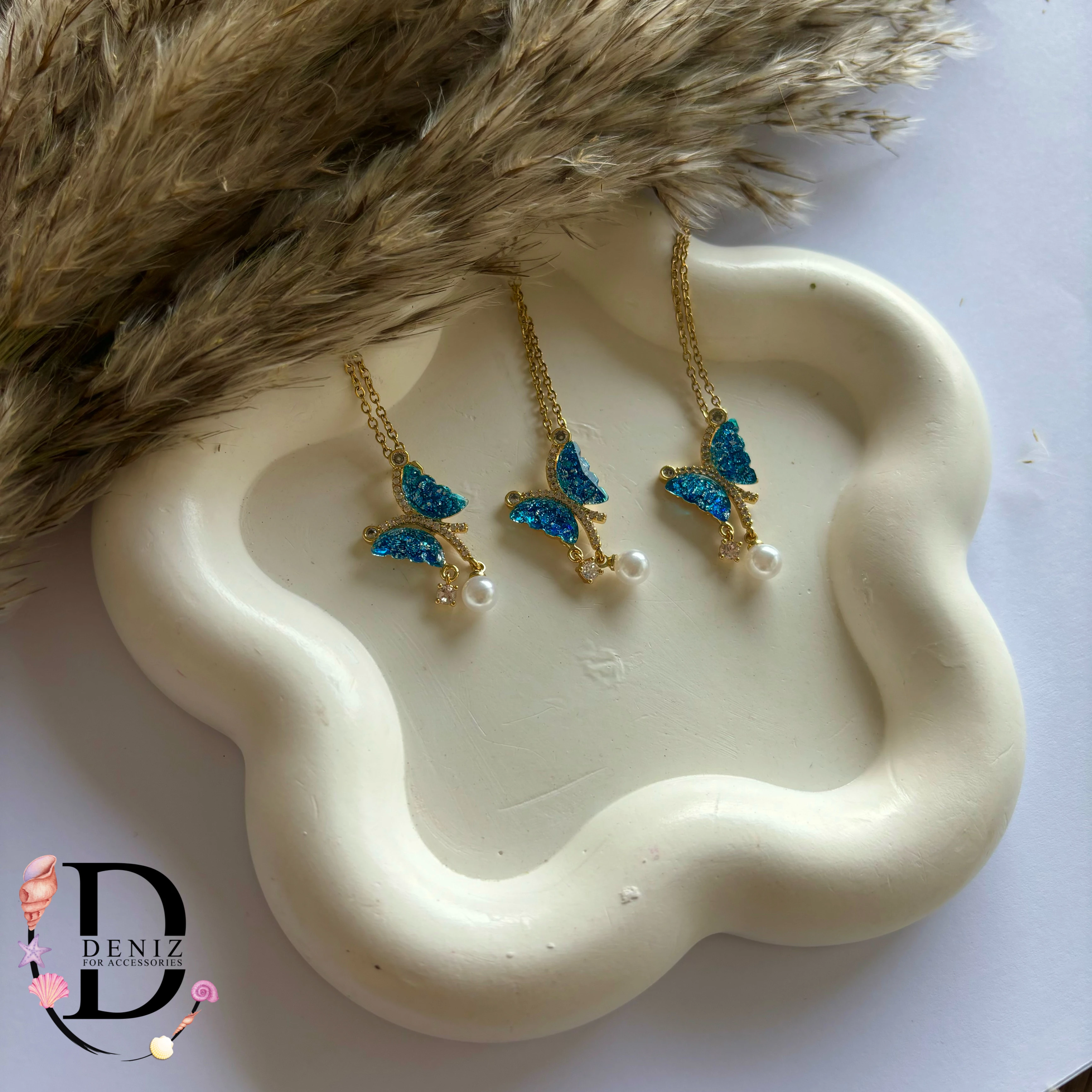 Blue Butterfly Necklace🦋