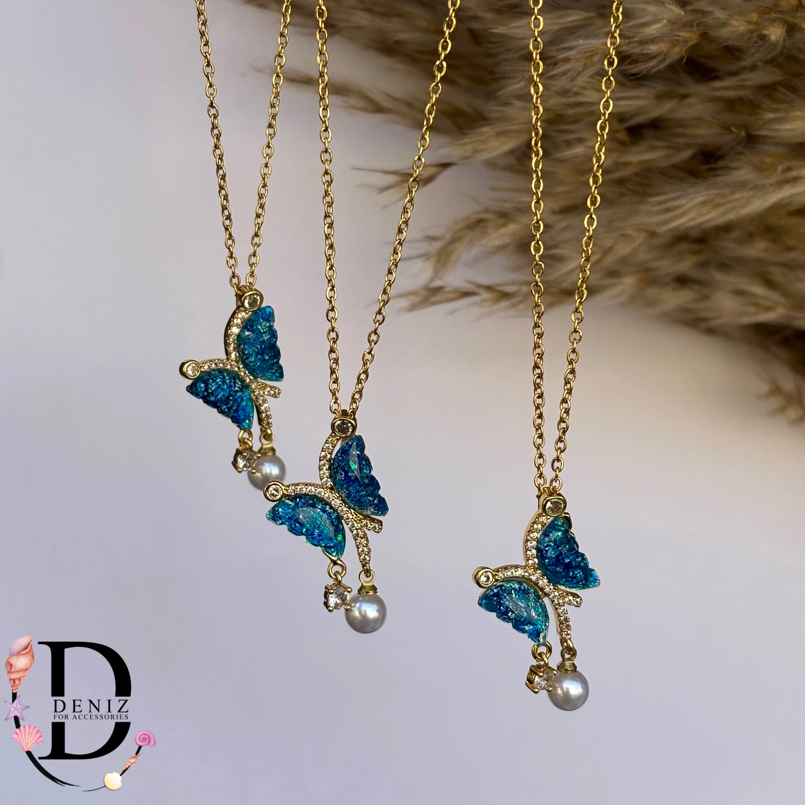 Blue Butterfly Necklace🦋