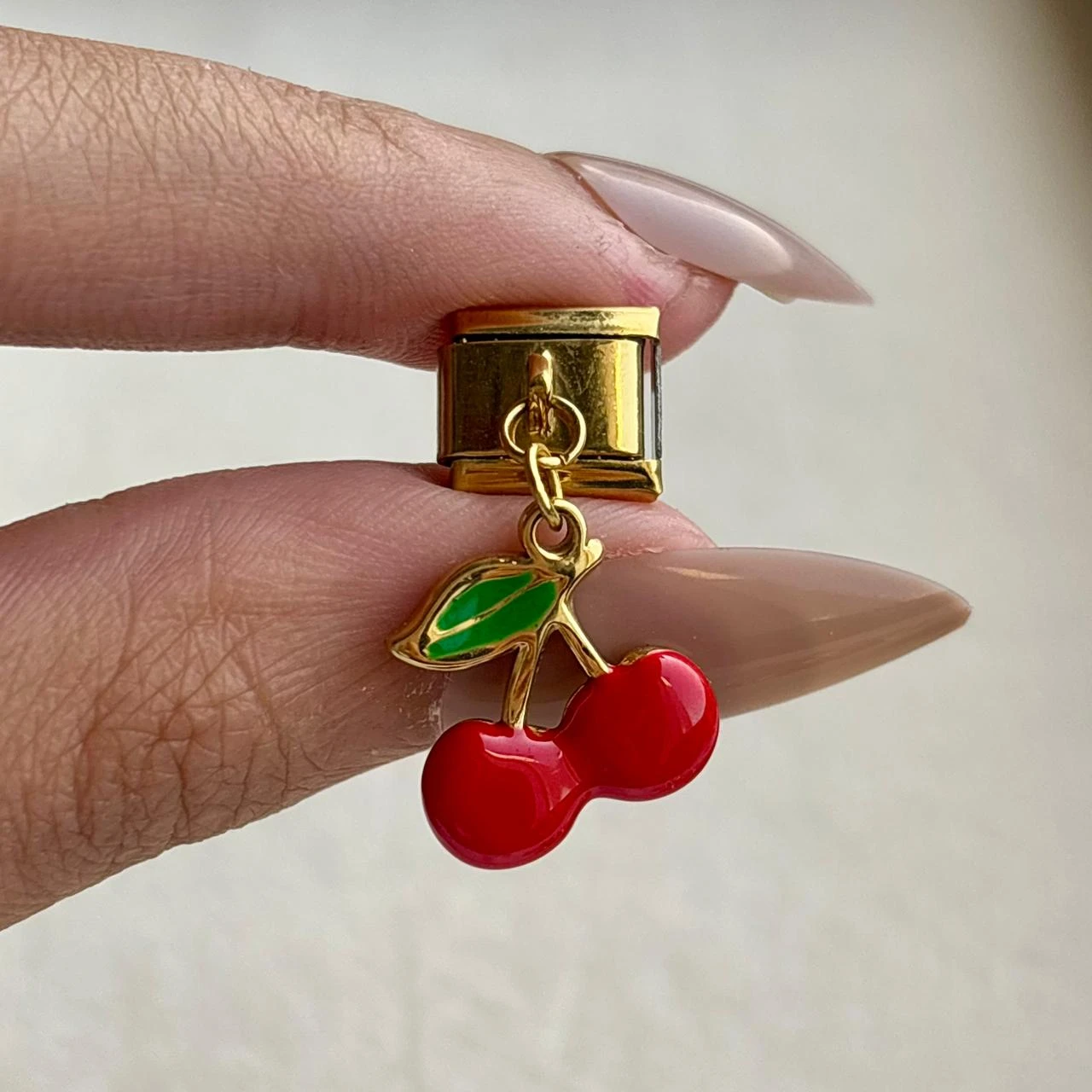 Cherry Dangling Charm 🍒
