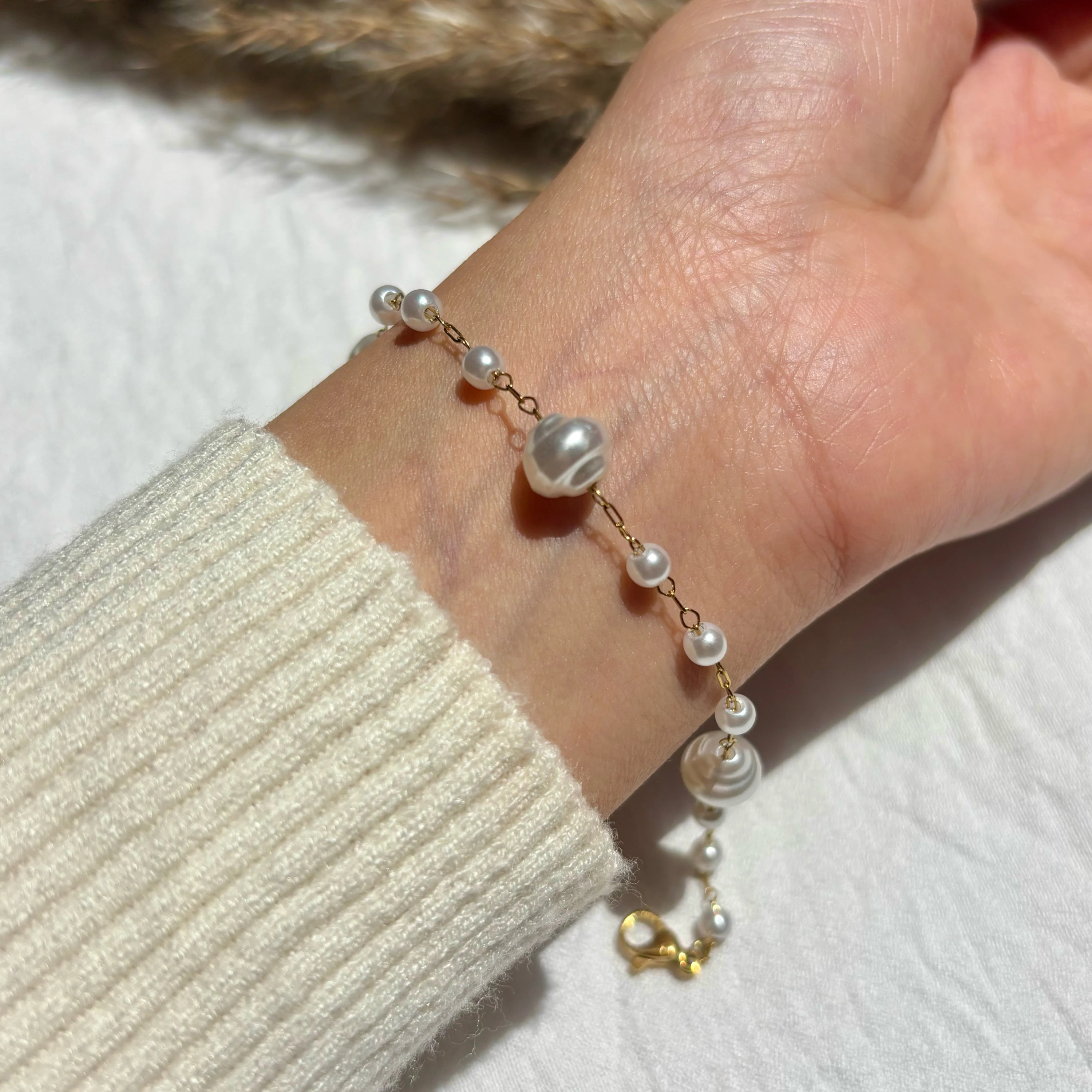 Circle Pearls Bracelet ⚪️