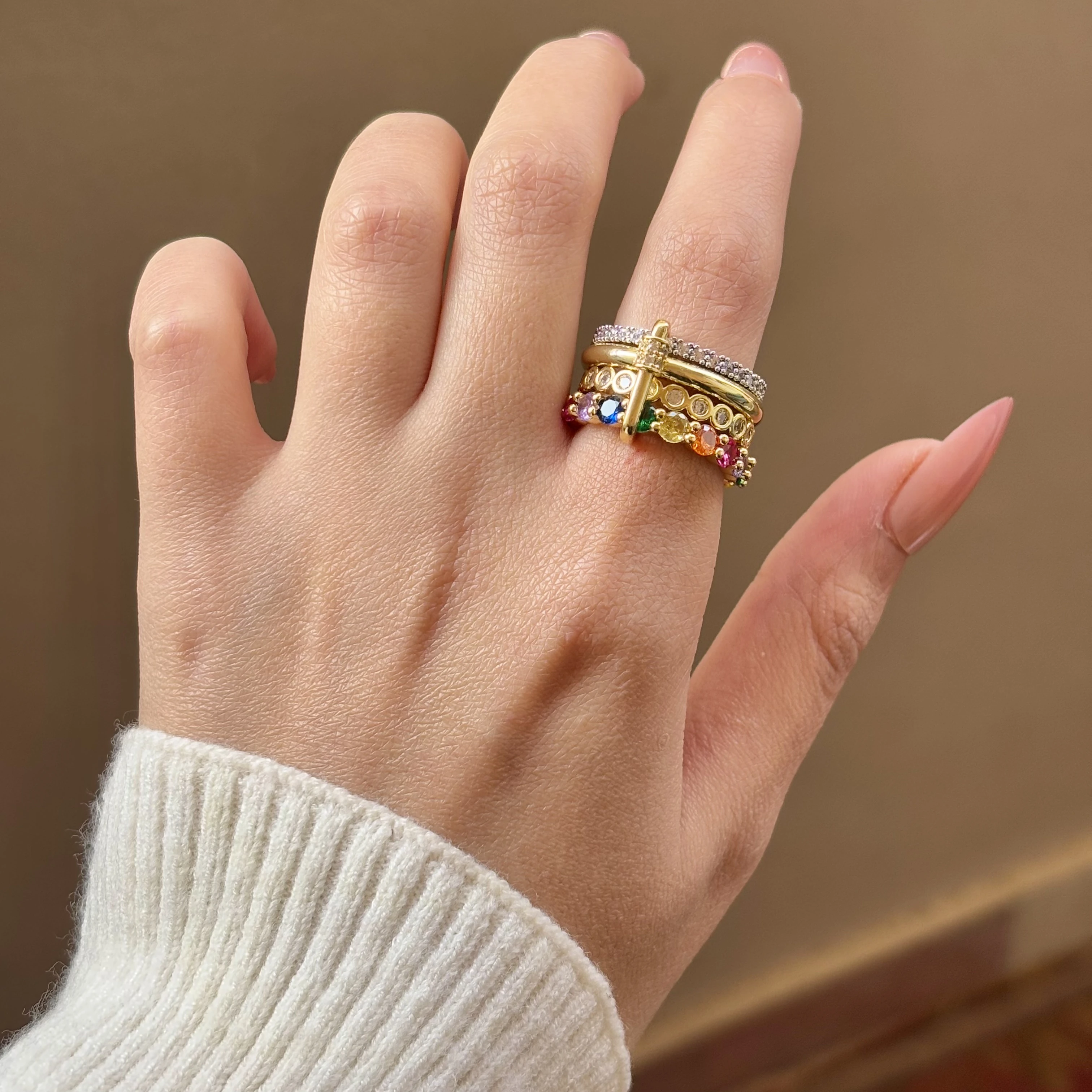 Colorful Layered Ring🌈