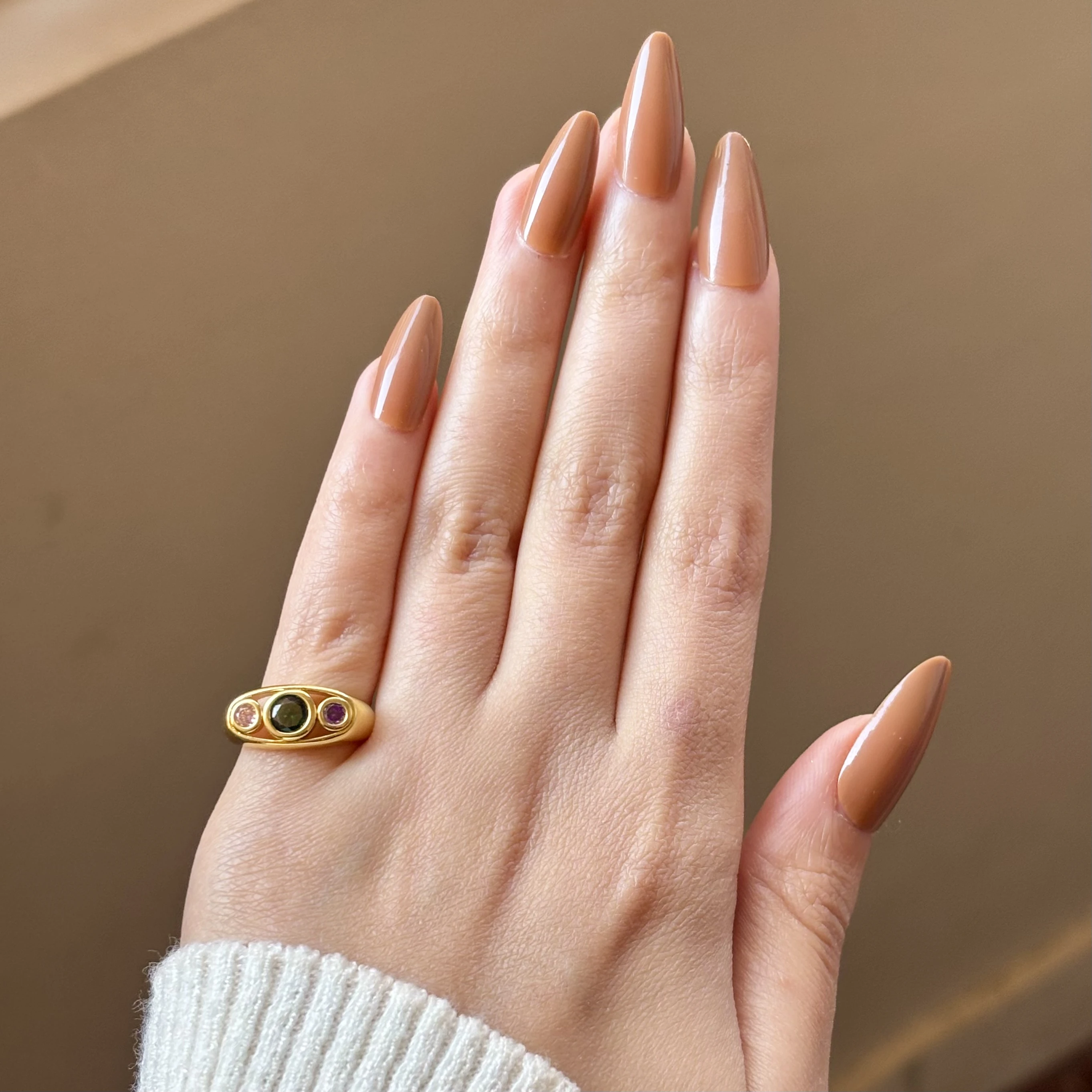 Colorful Stones Pinky Ring 💎