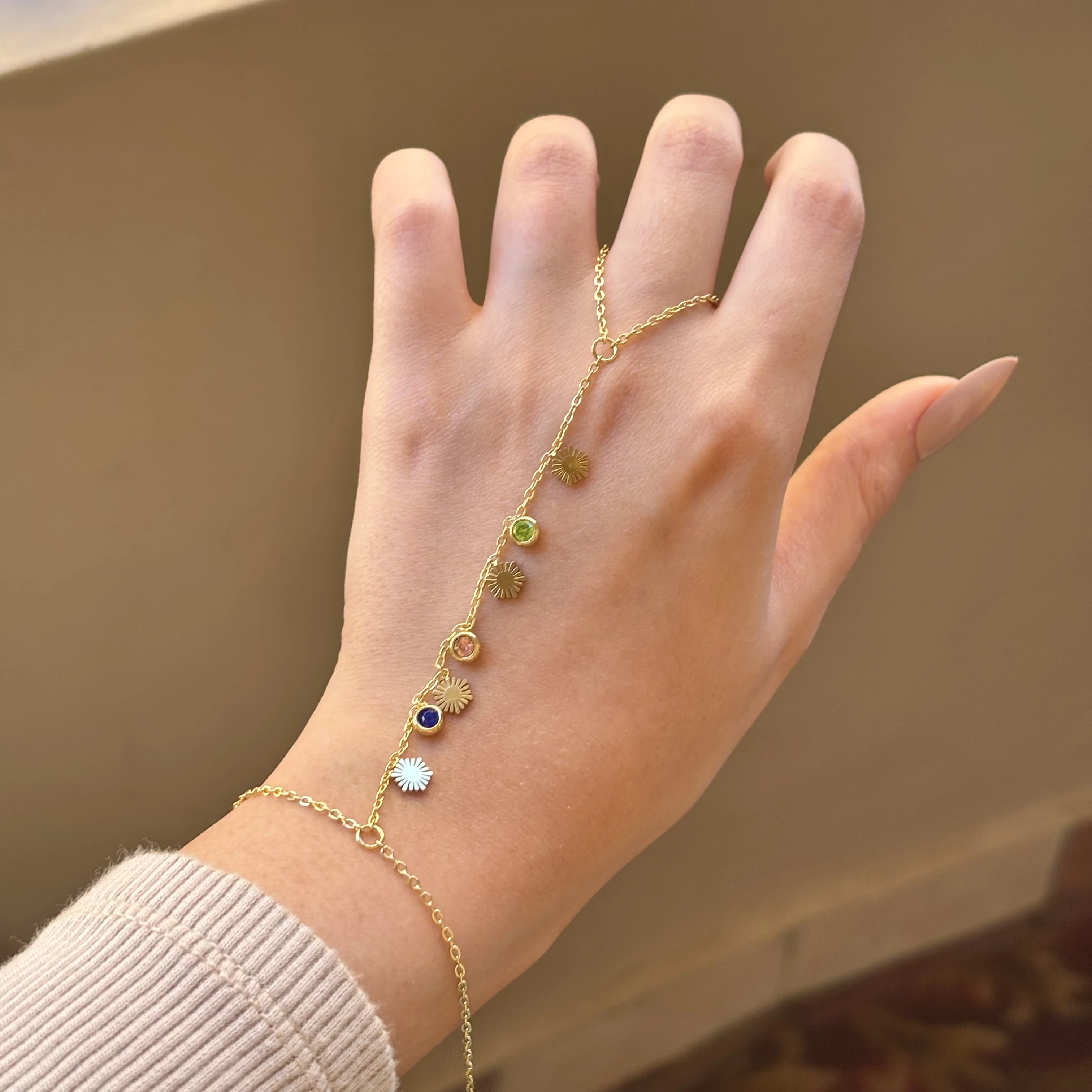 Colorful Sun Hand Chain ☀️