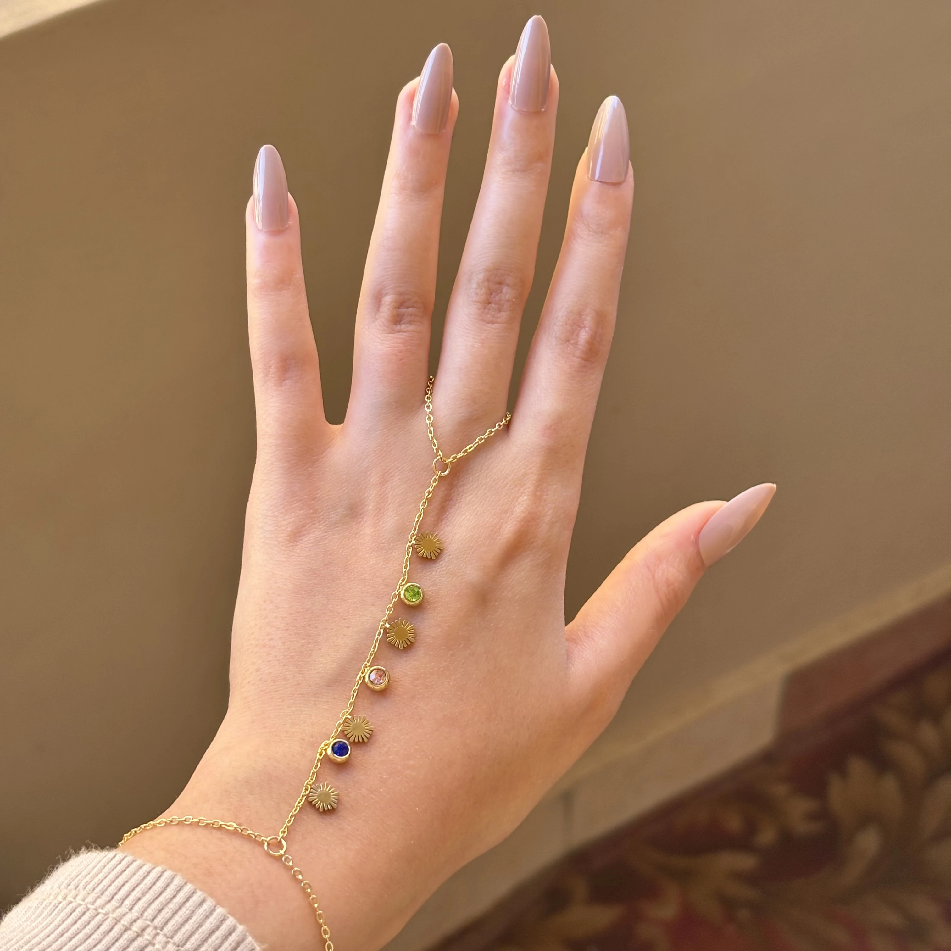 Colorful Sun Hand Chain ☀️