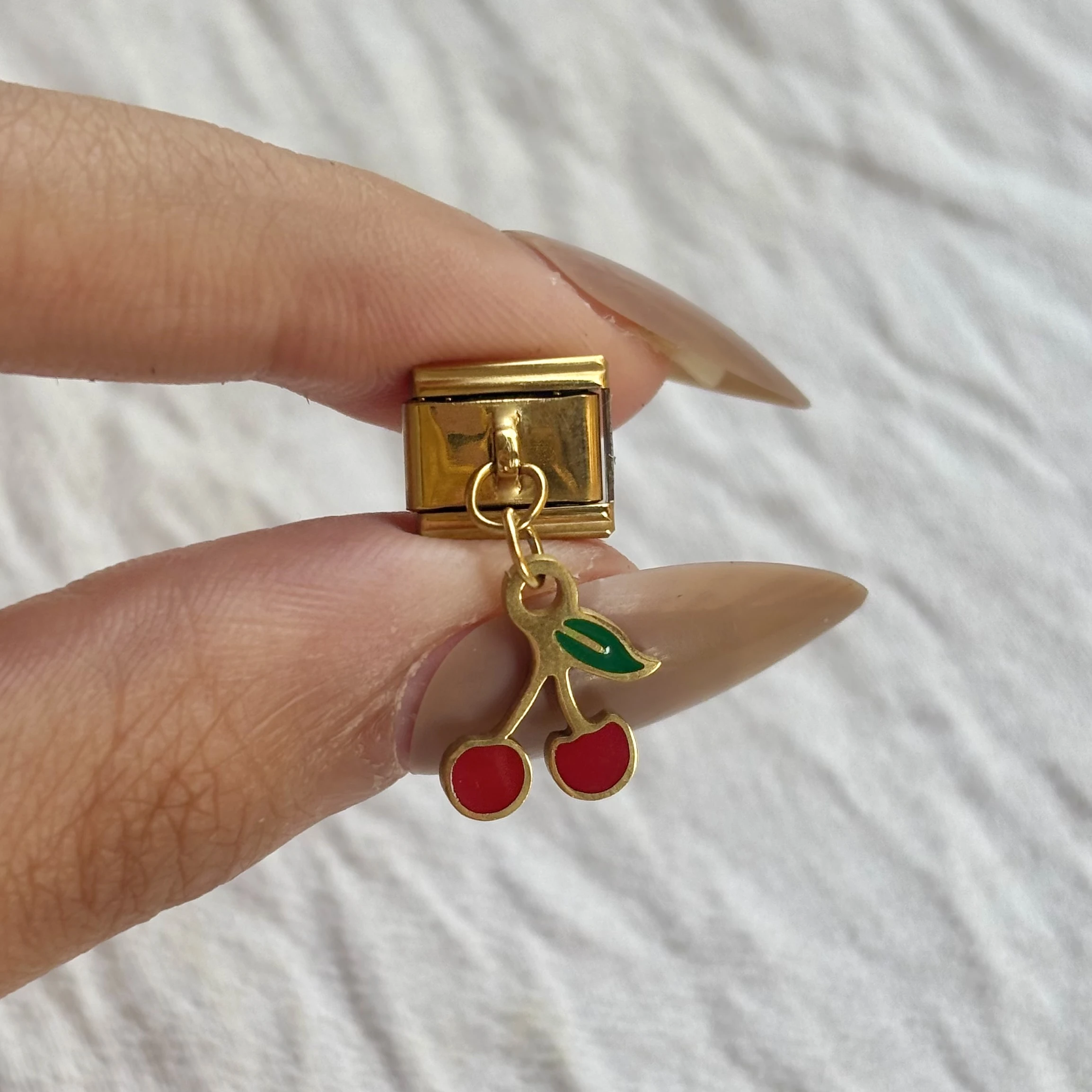 Dangling Cherry Charm 🍒