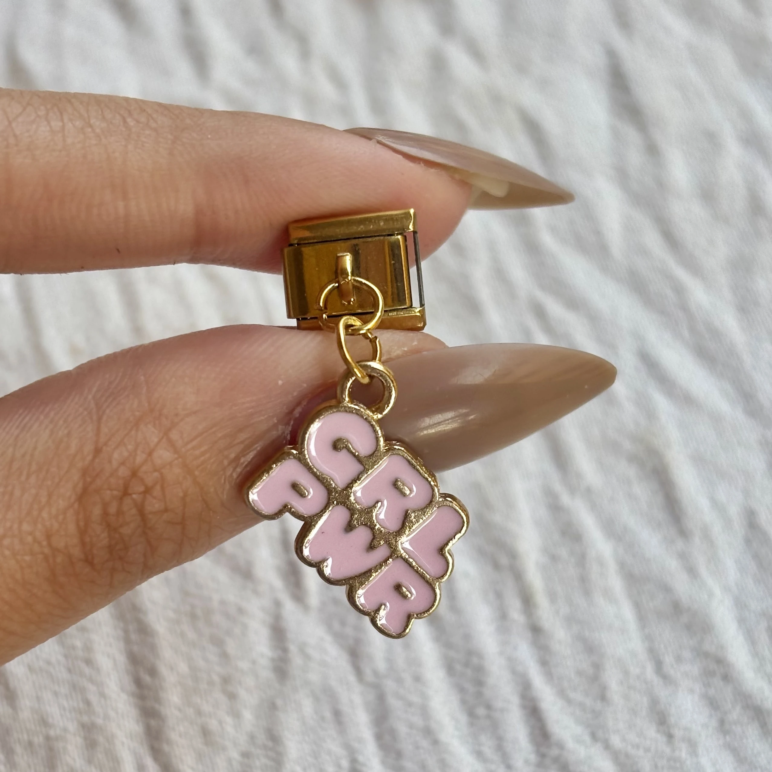 Dangling Girl Power Charm💥