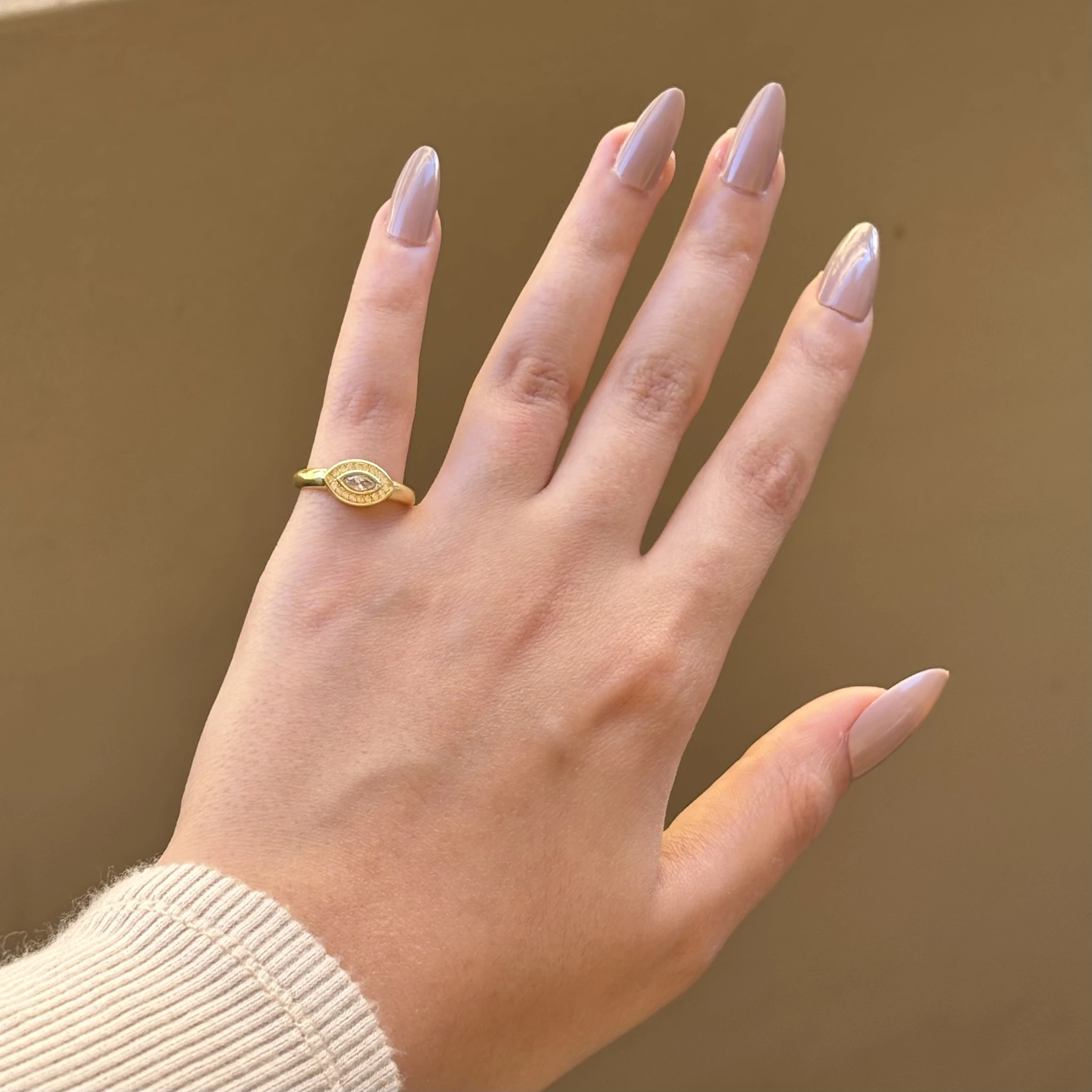 Diamond Eye Pinky Ring 👁️