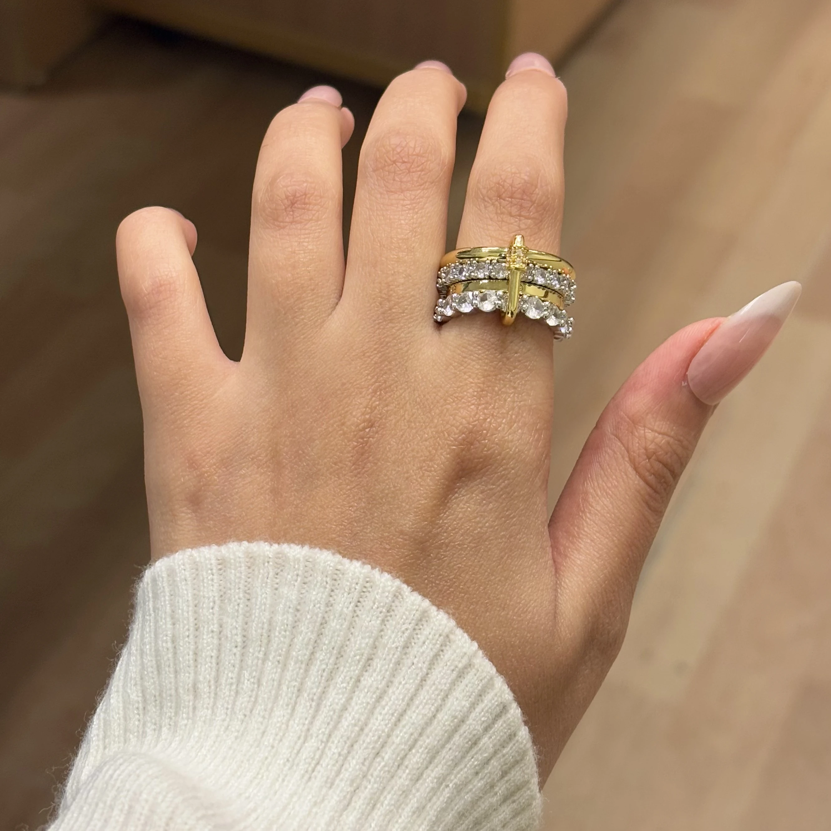 Diamond Layered Ring 💍