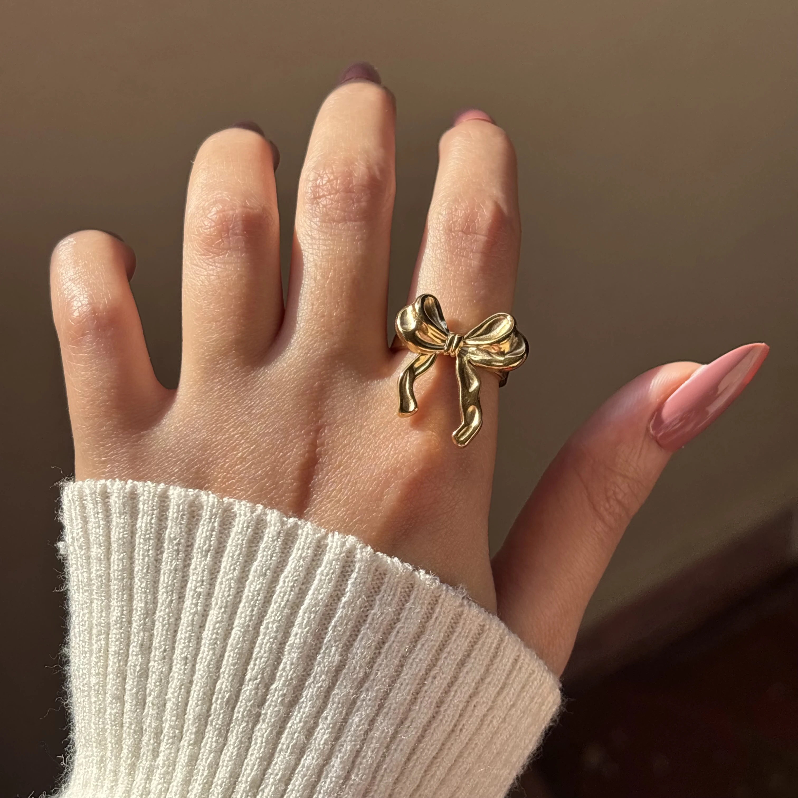 Gold Bow Ring 🎀