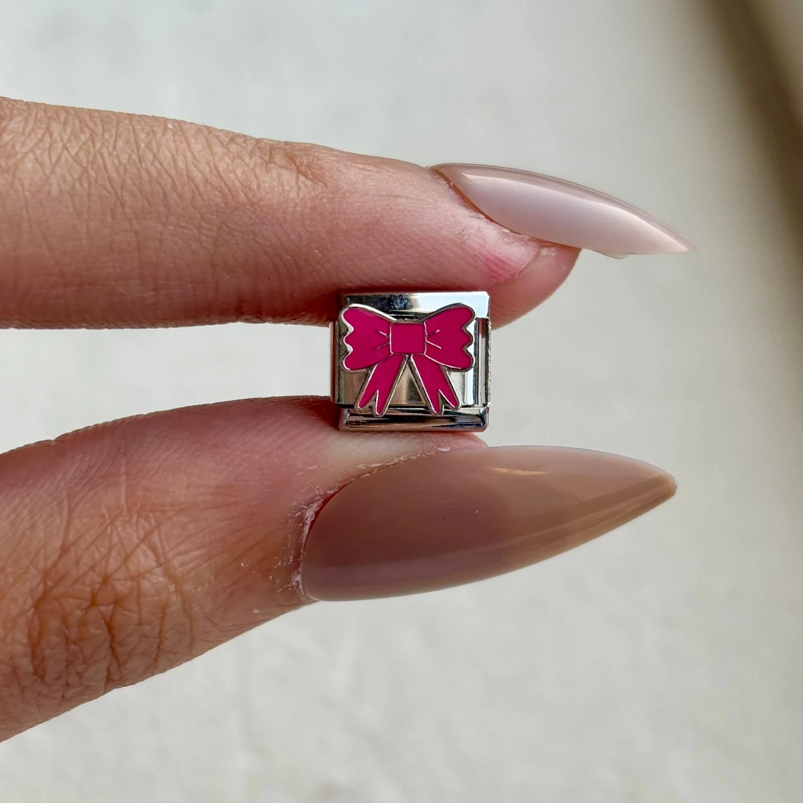 Hot Pink Bow Charm 🎀