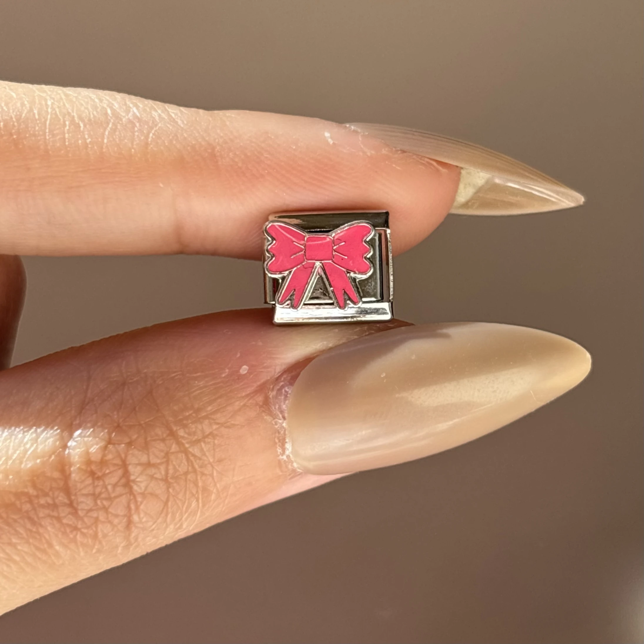 Hot Pink Bow Charm 🎀