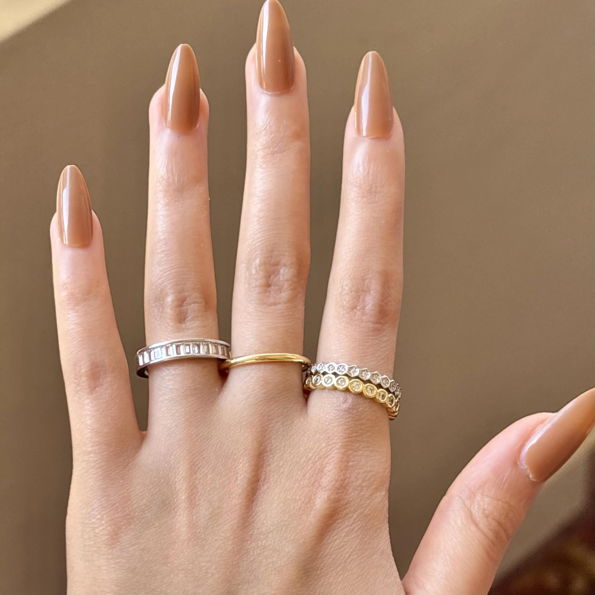 Mix Diamond Layered Ring💎