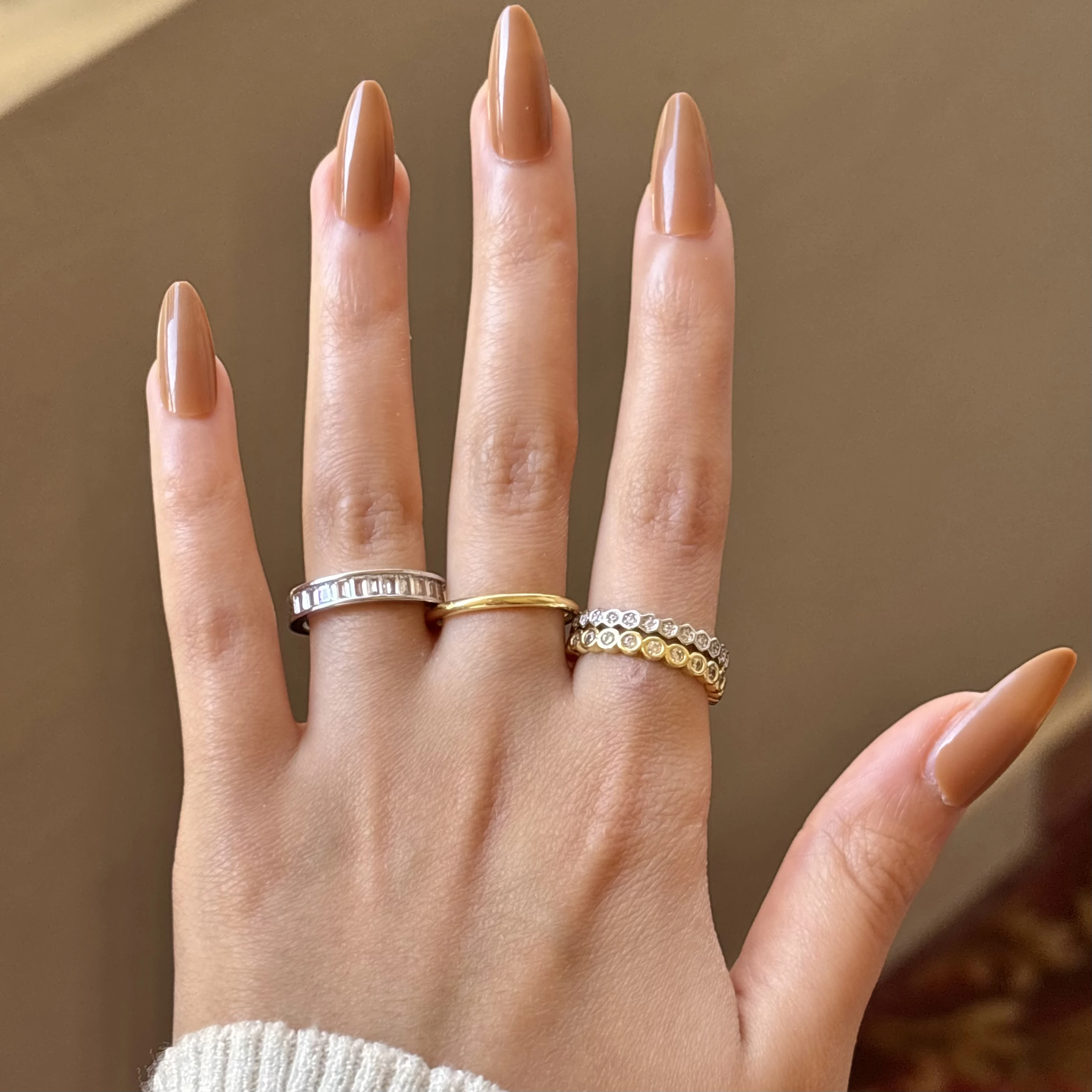 Mix Diamond Layered Ring💎