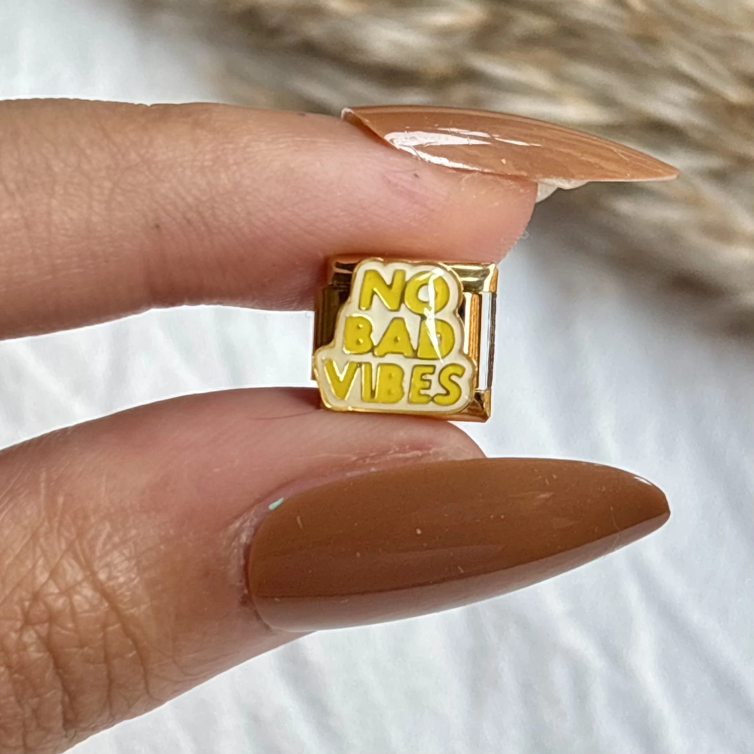 No Bad Vibes Charm 😎