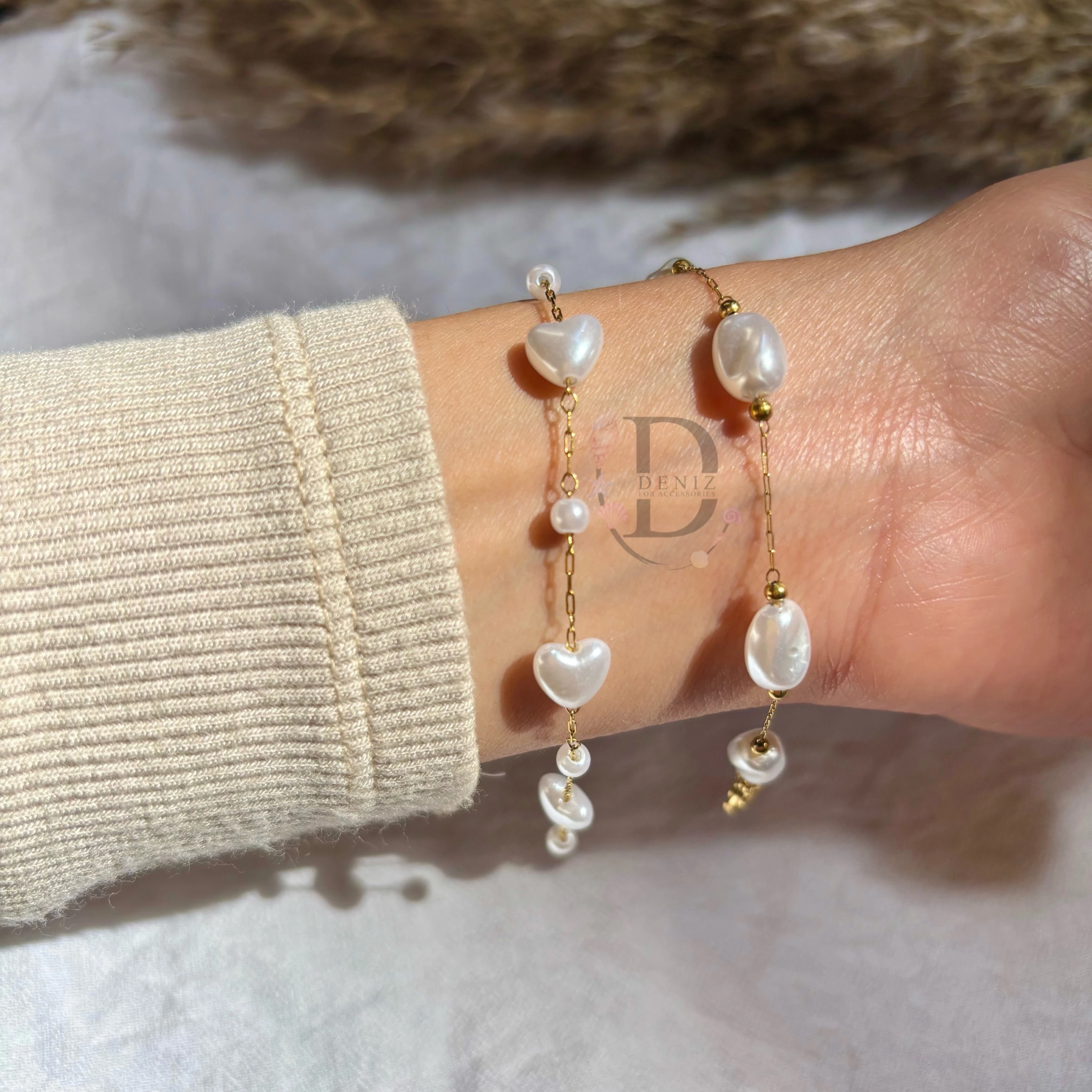 Oval Pearls Bracelet 🤍