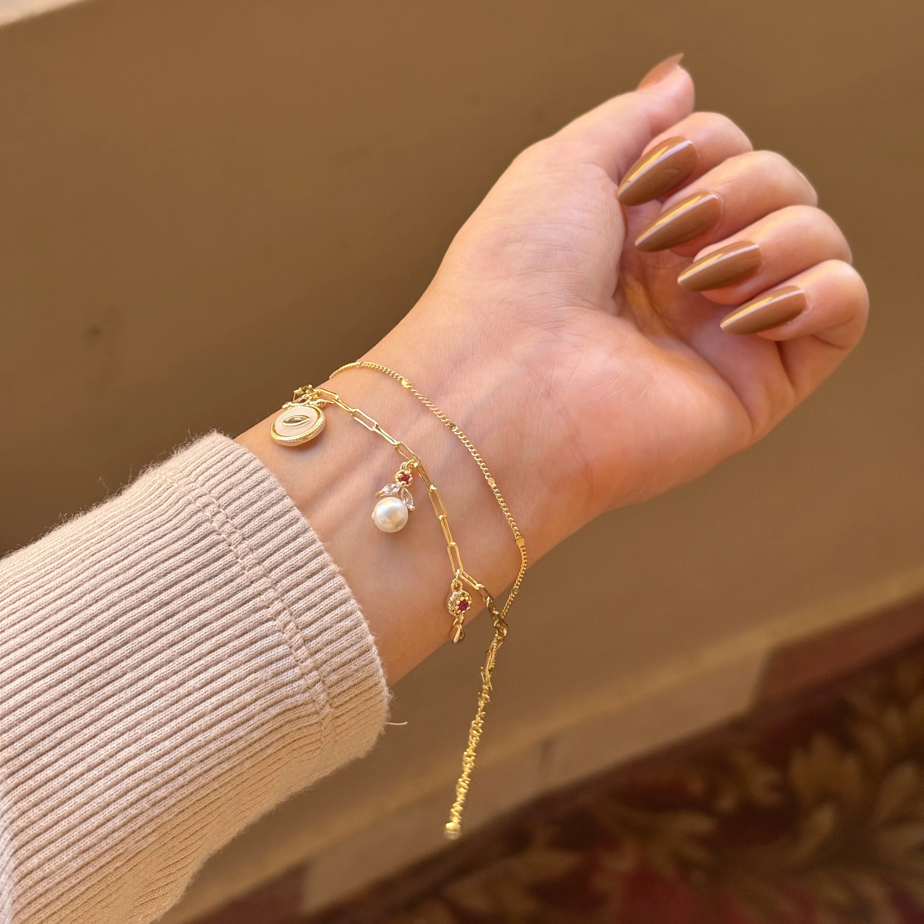 Pearl Chain Bracelet ⛓️‍💥