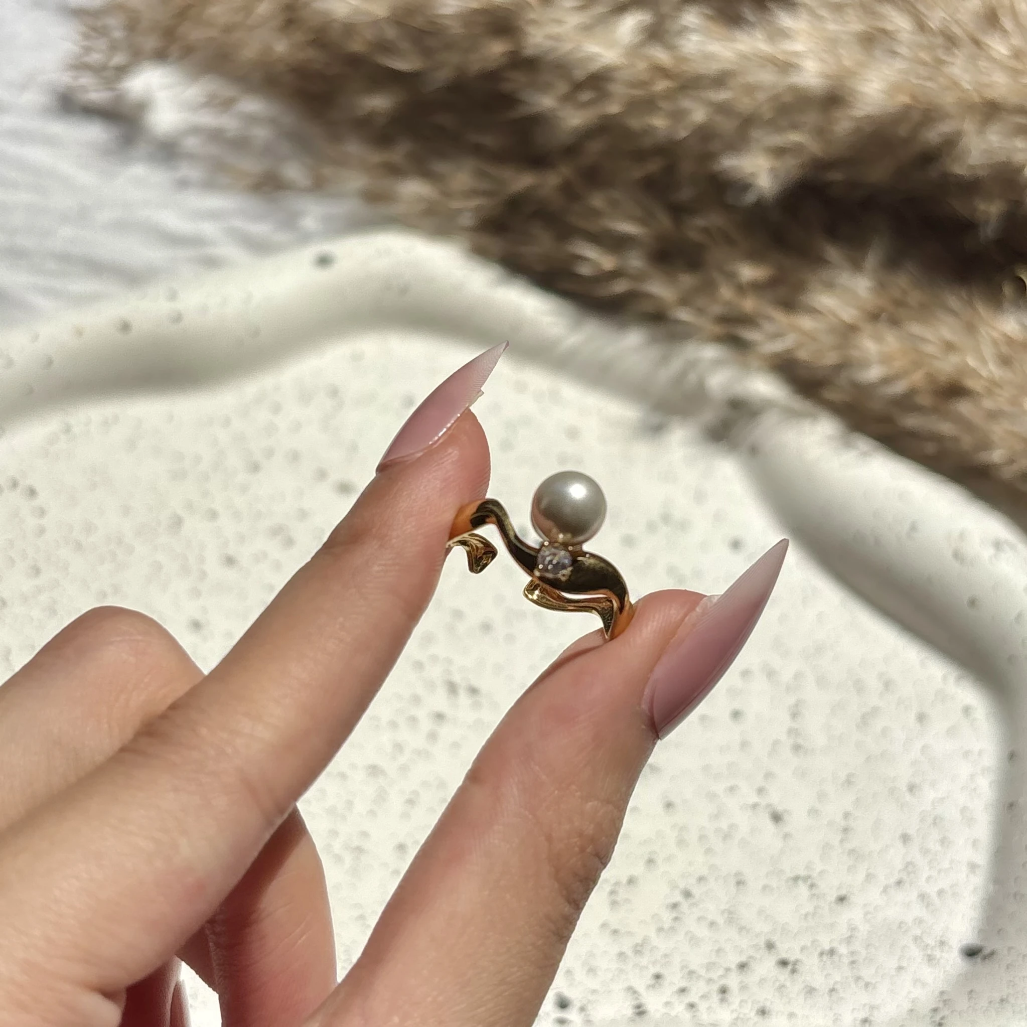 Pearl Ring ✨