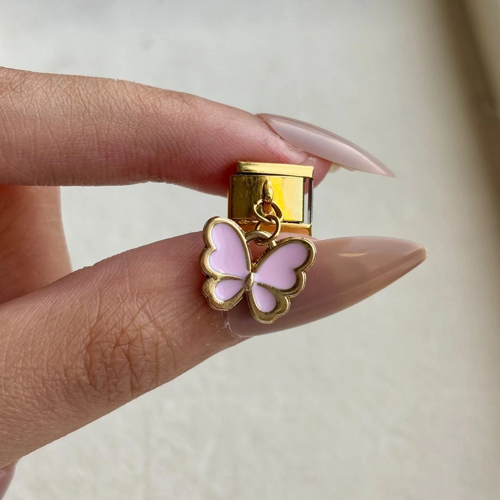Pink Butterfly Charm 🦋