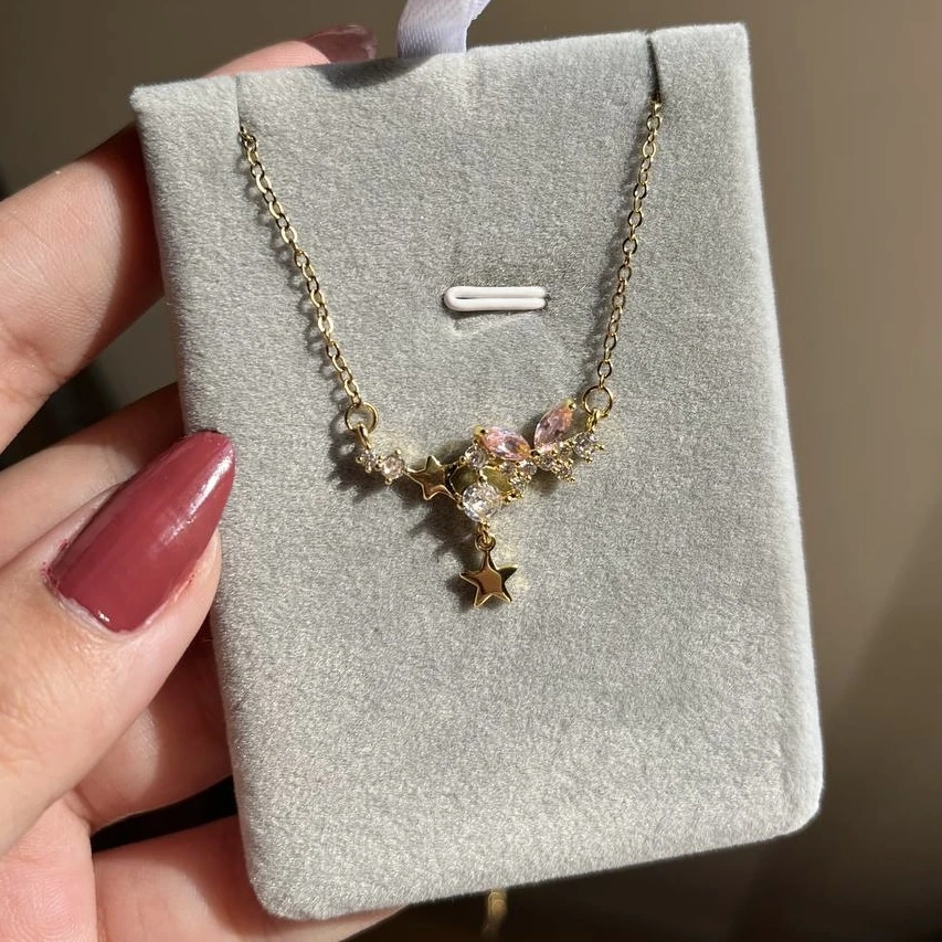 Pink Butterfly Necklace 🦋