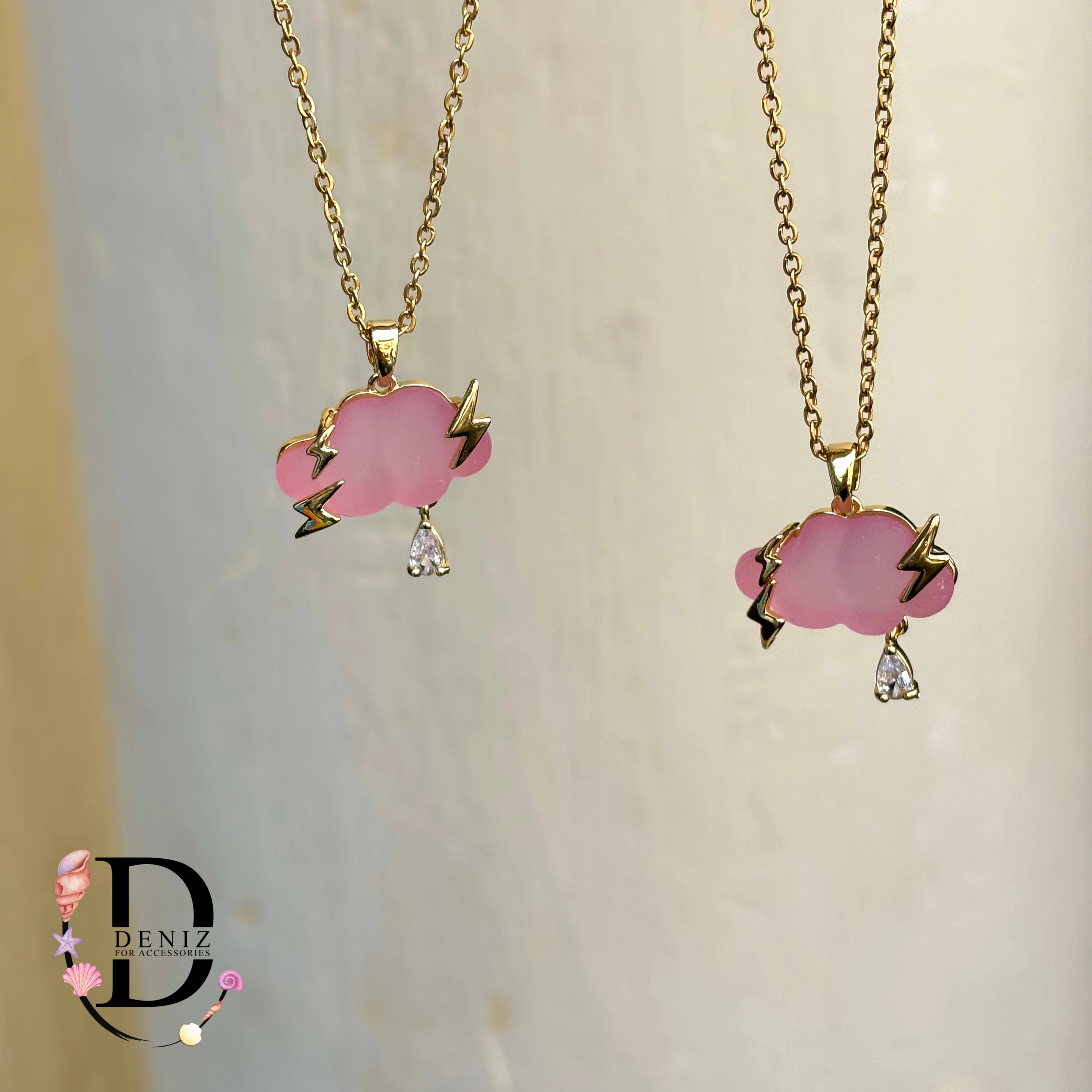 Pink Cloud Necklace☁️