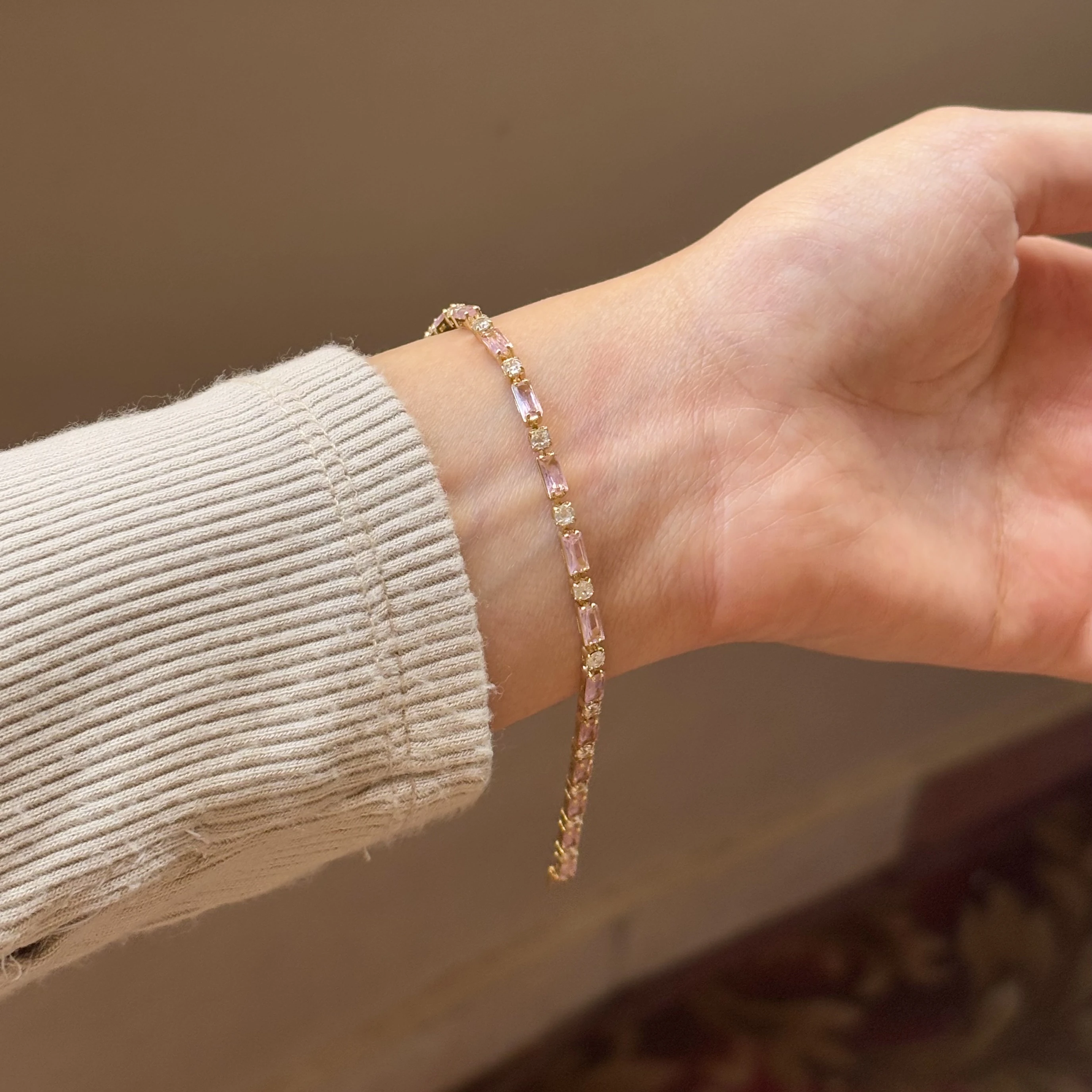 Pink Diamond Bracelet 🩷