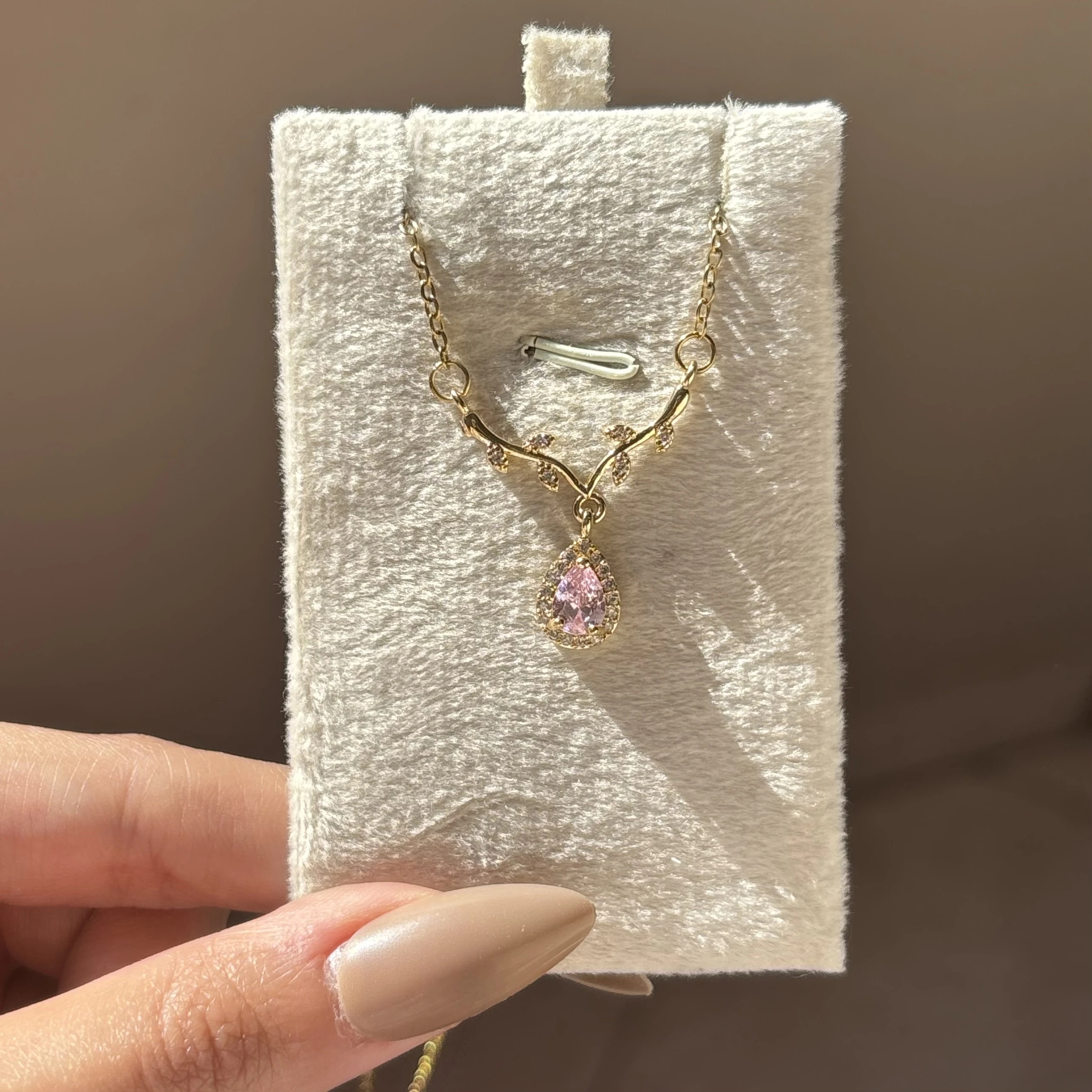 Pink Diamond Necklace 💎