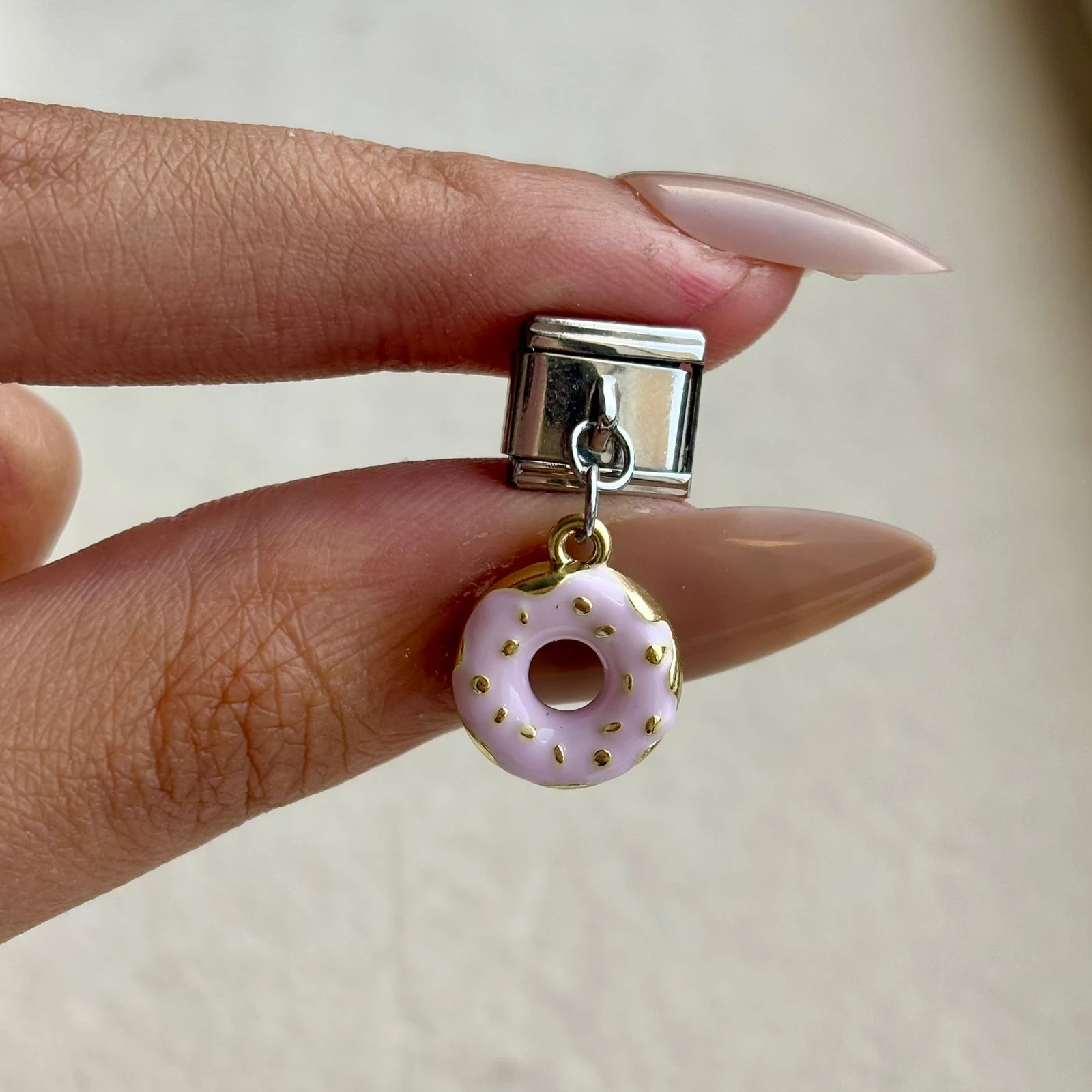 Pink Doughnut Charm 🍩