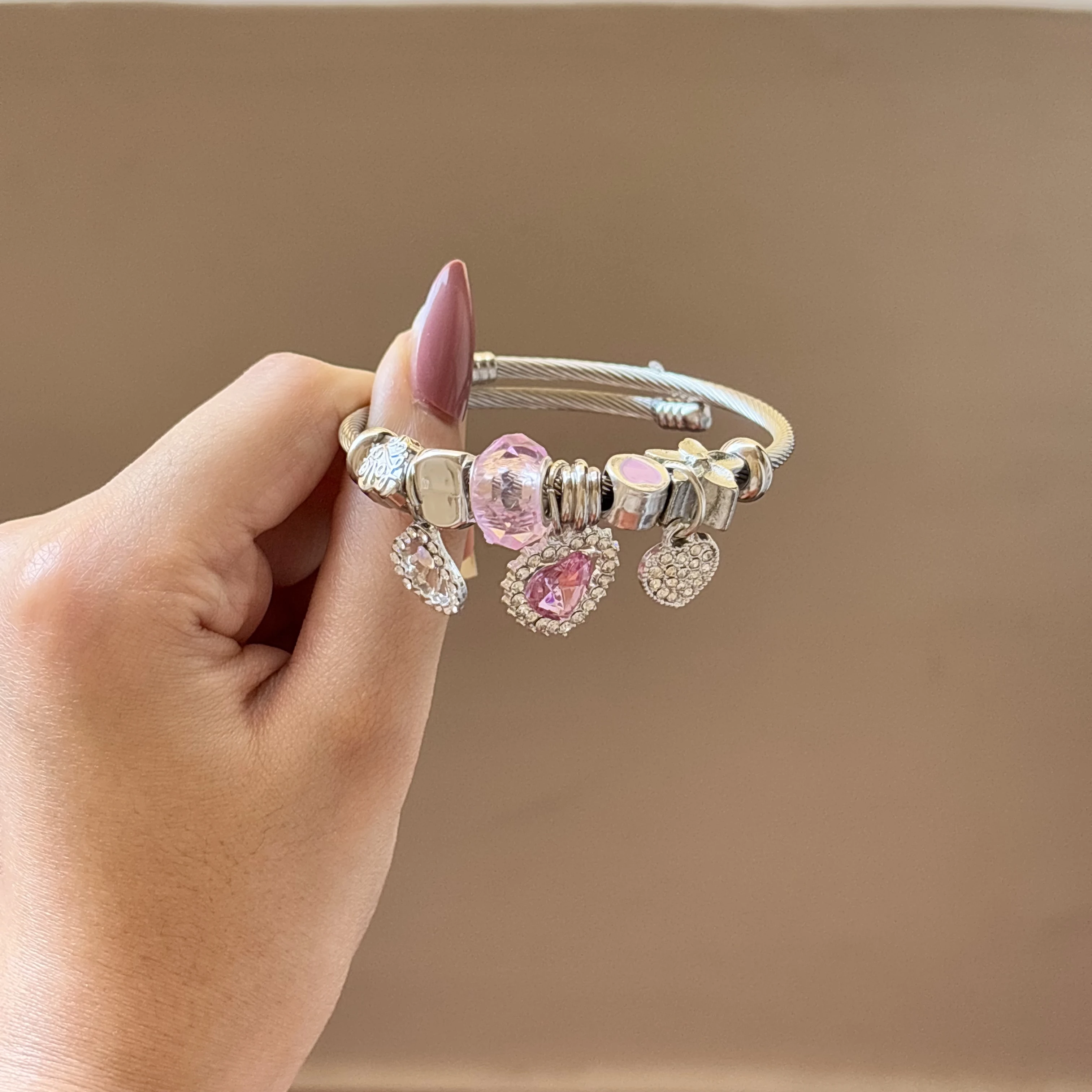 Pink Heart Pandora 🩷