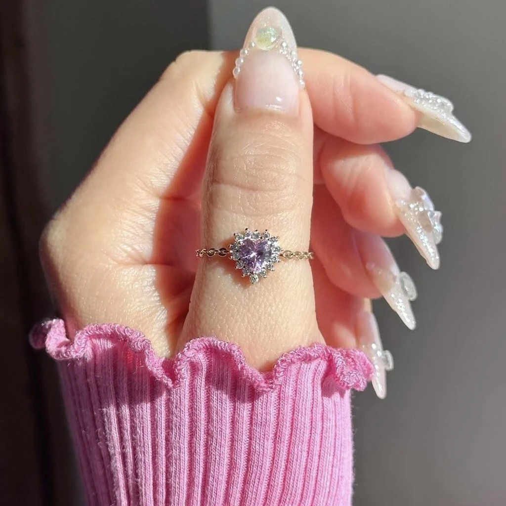 Pink Heart Ring 💗