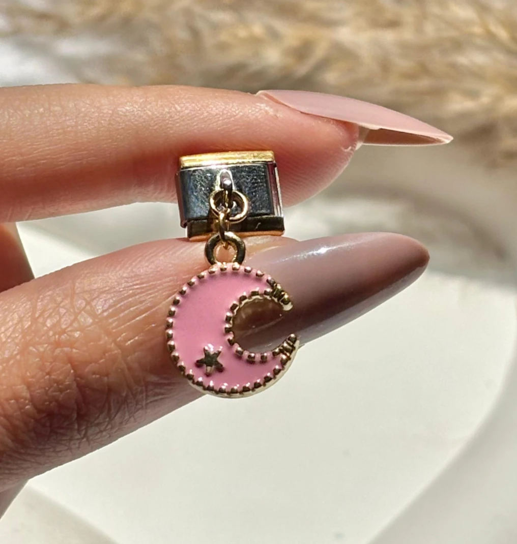 Pink Moon Charm 🌝