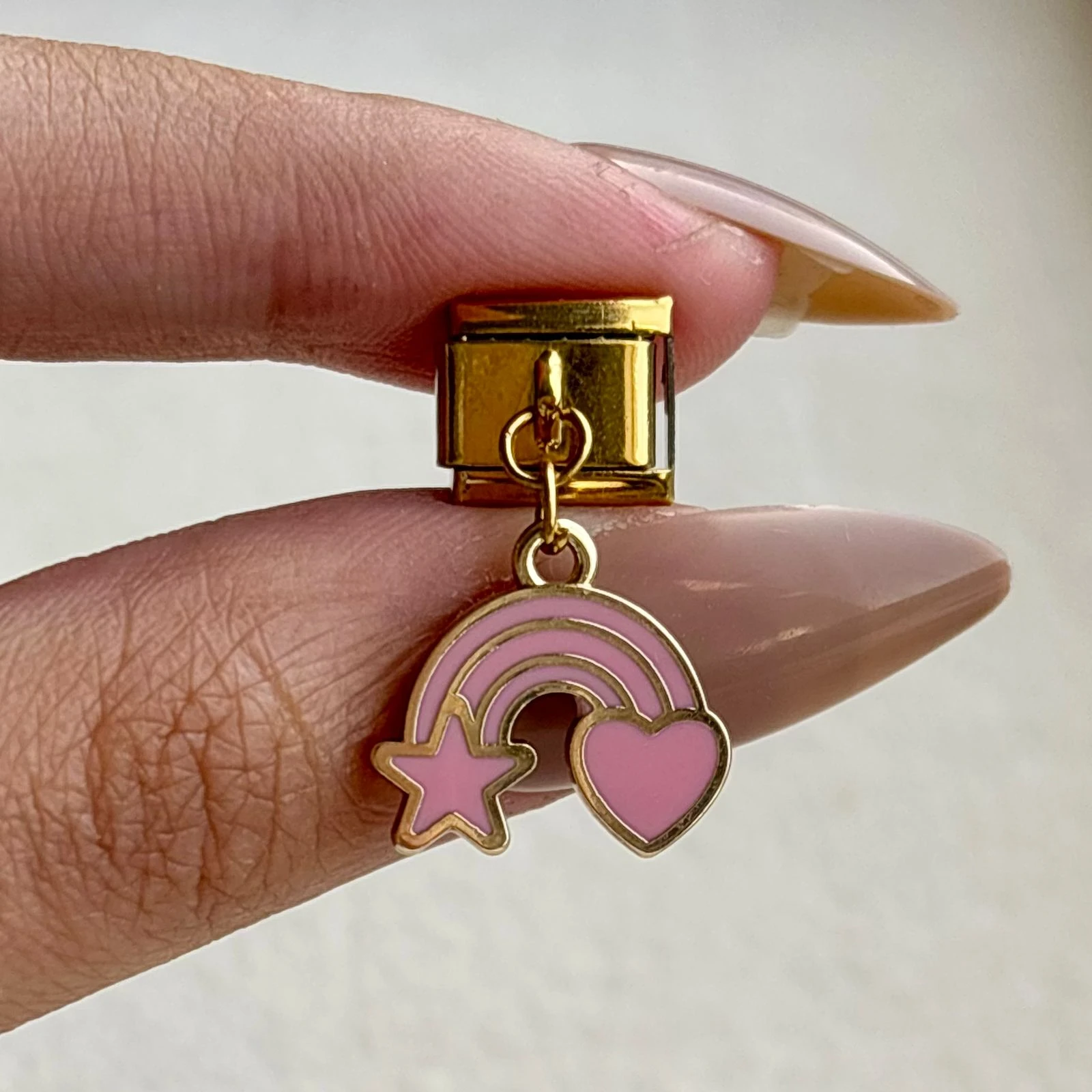 Pink Rainbow Charm 🌈