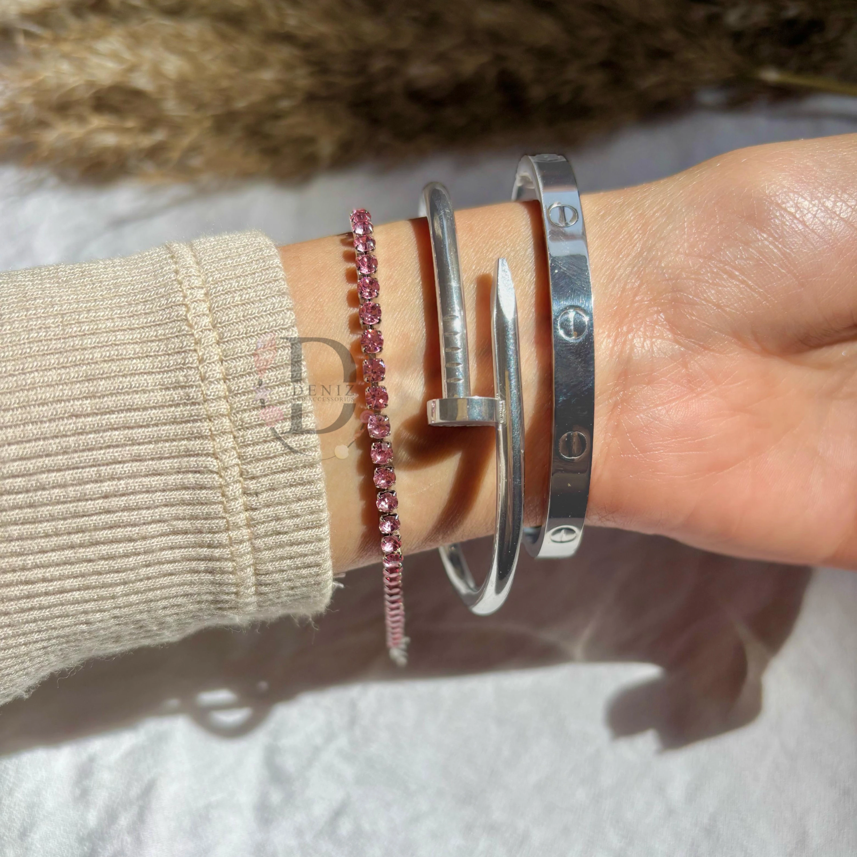 Pink Tennis Bracelet 🩷