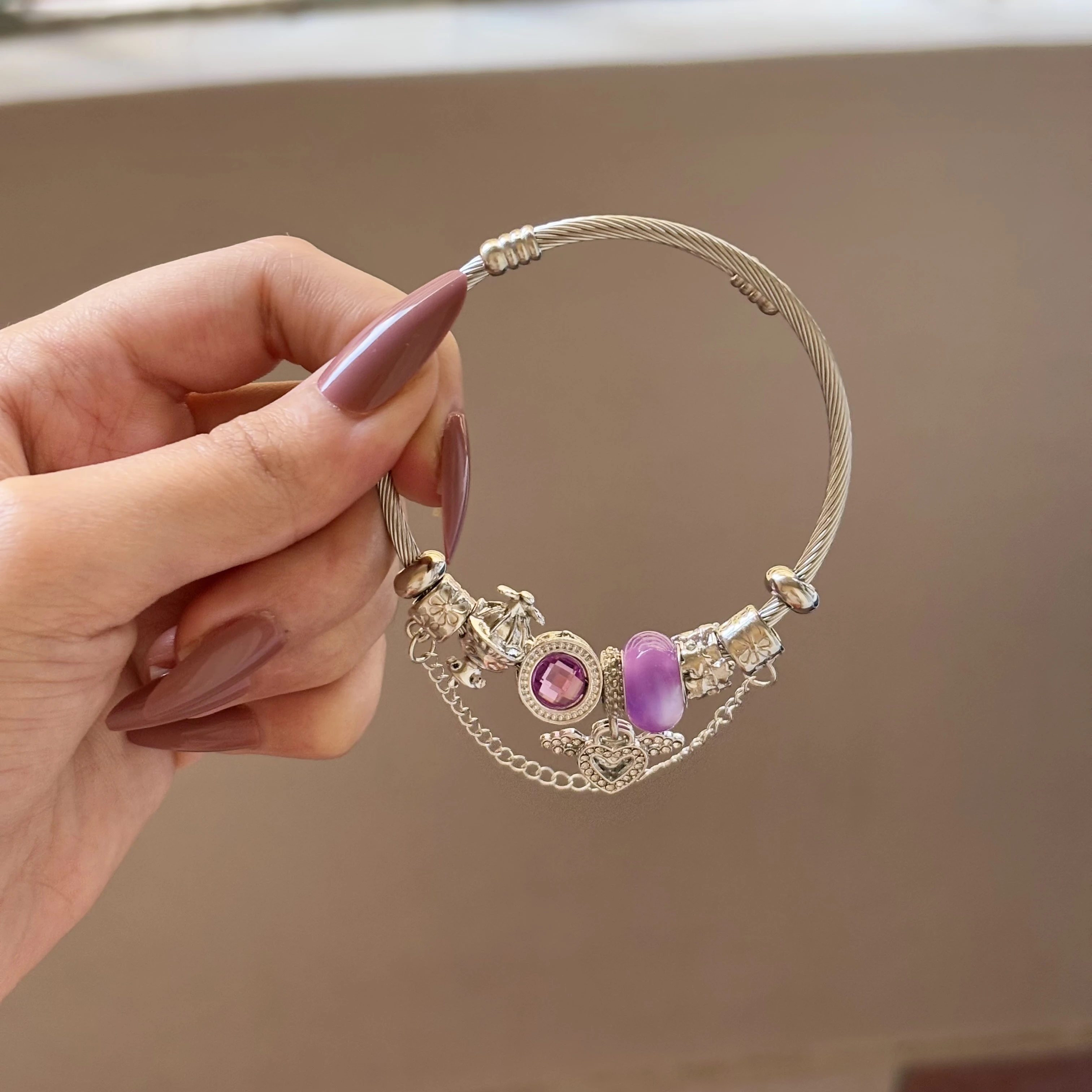 Purple Heart Chain Pandora💜