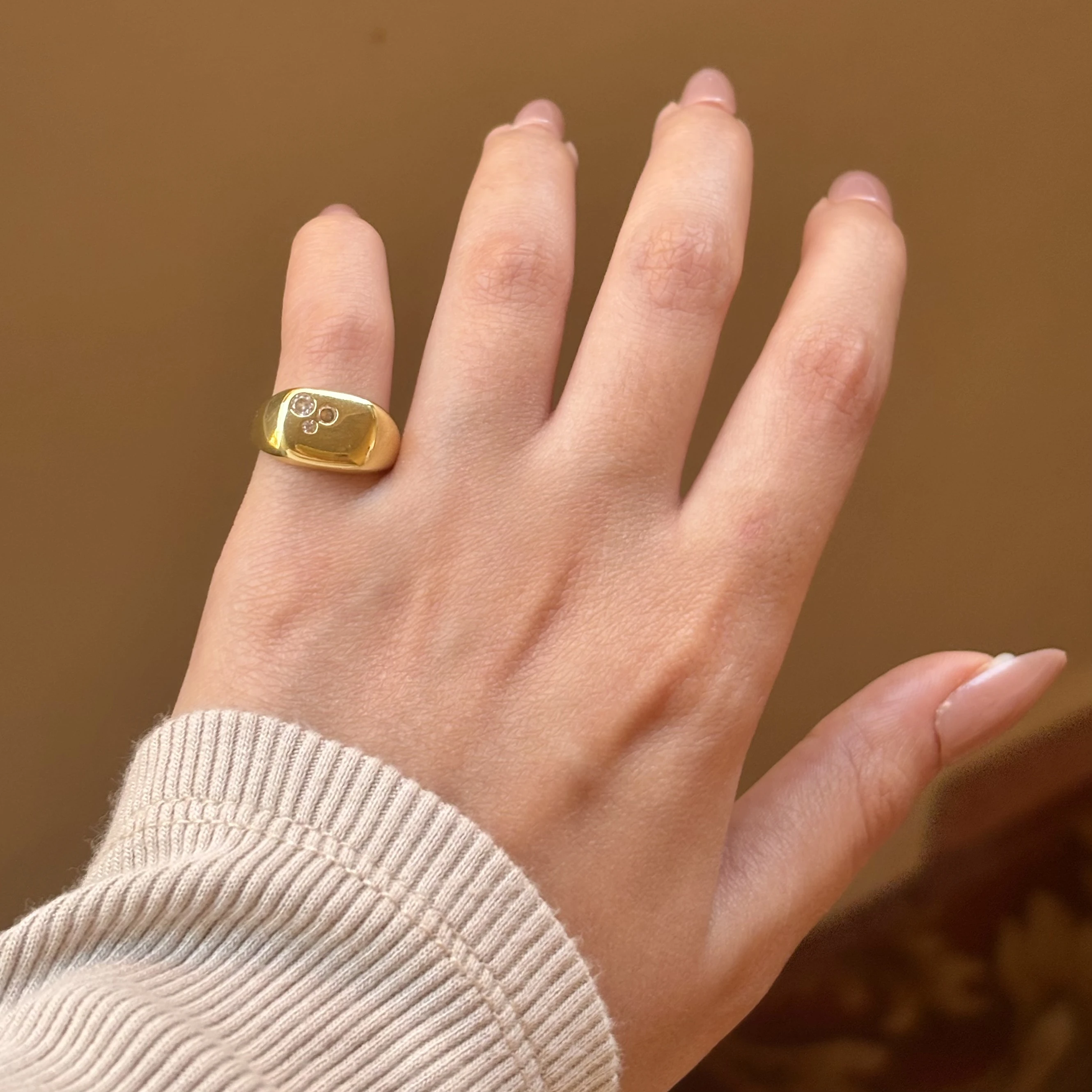Rectangle Pinky Ring ✨