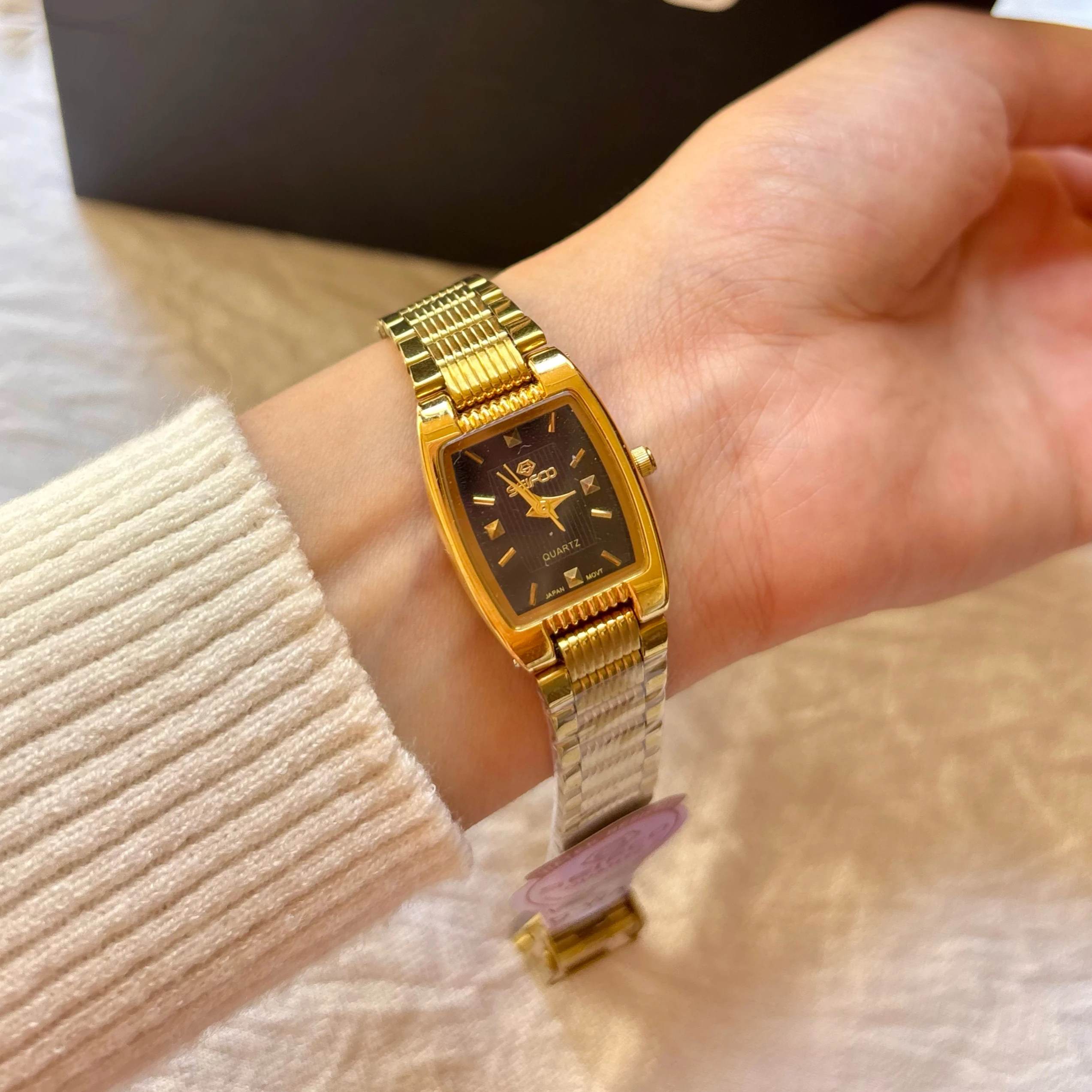 Seifco Black Square Watch