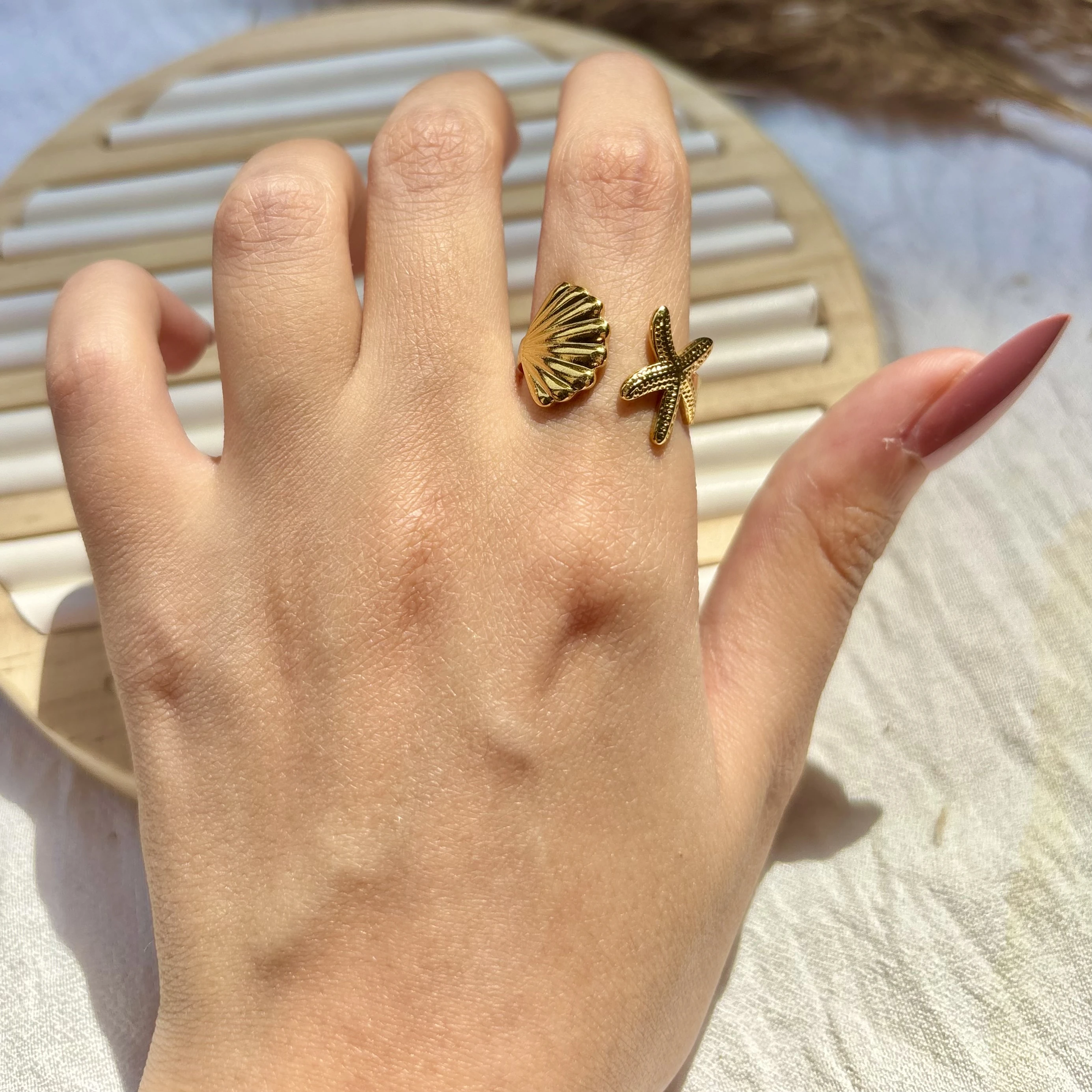 Star Shell Ring ⭐️🐚