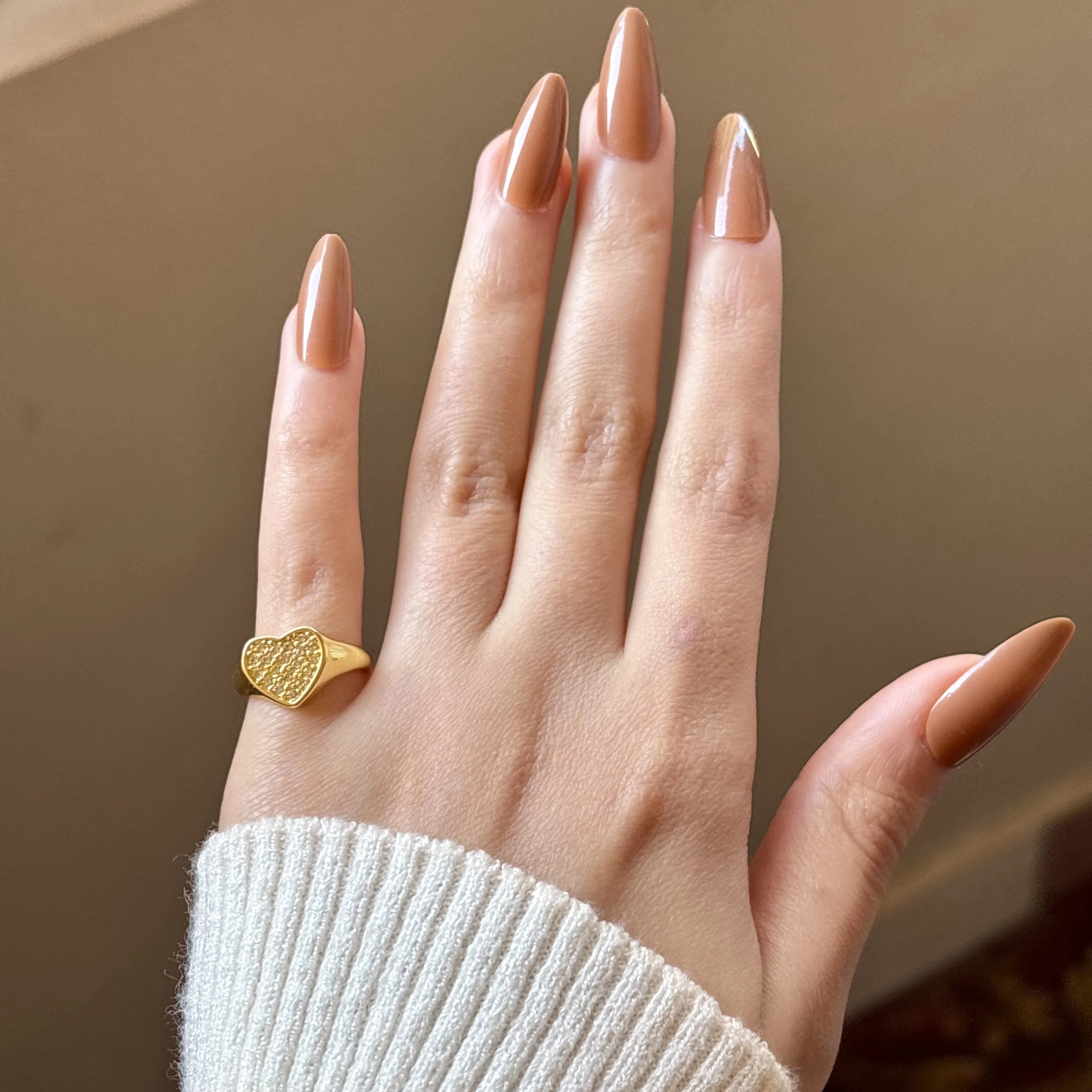 Stary Heart Pinky Ring❤️