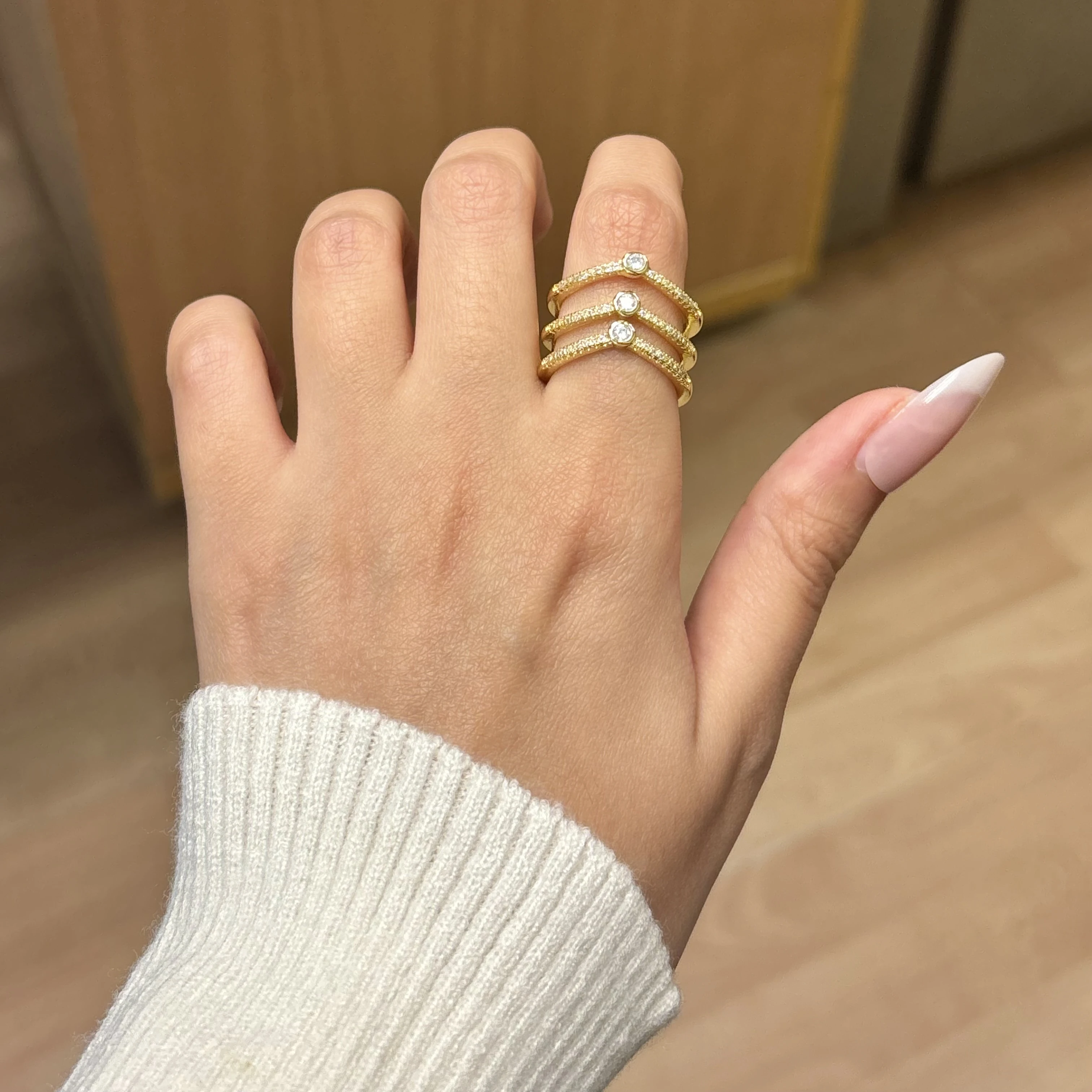 Triple Diamond Ring 💎