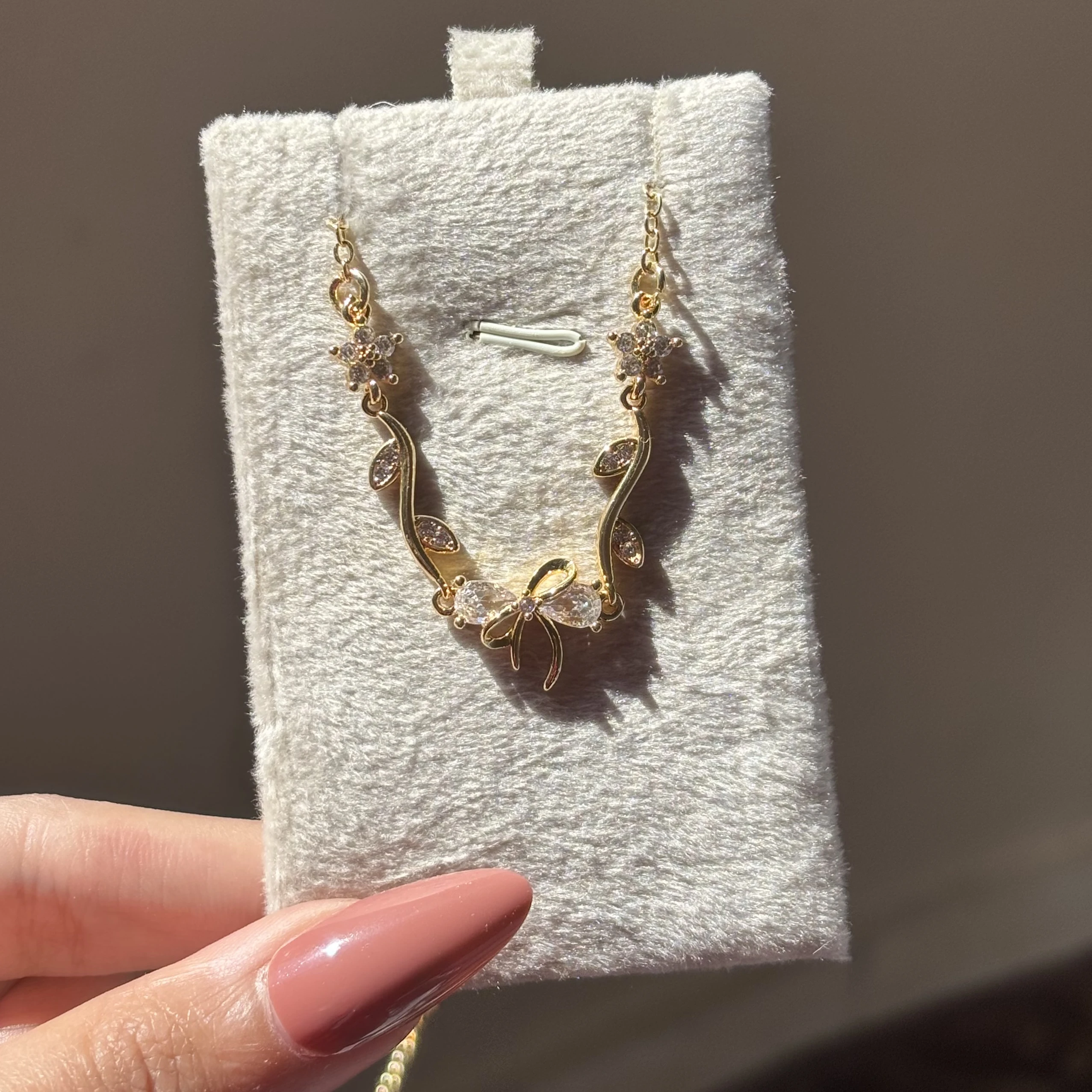 White Bow Necklace 🎀