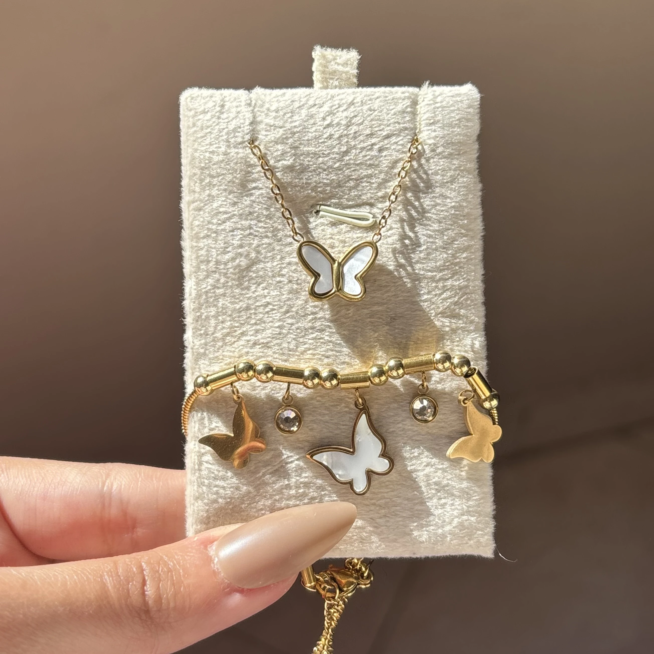 White Butterfly Set 🦋