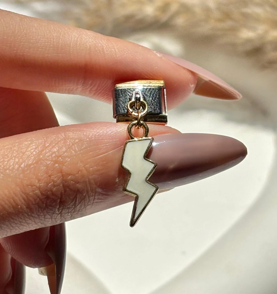 White Lightning Charm ⚡