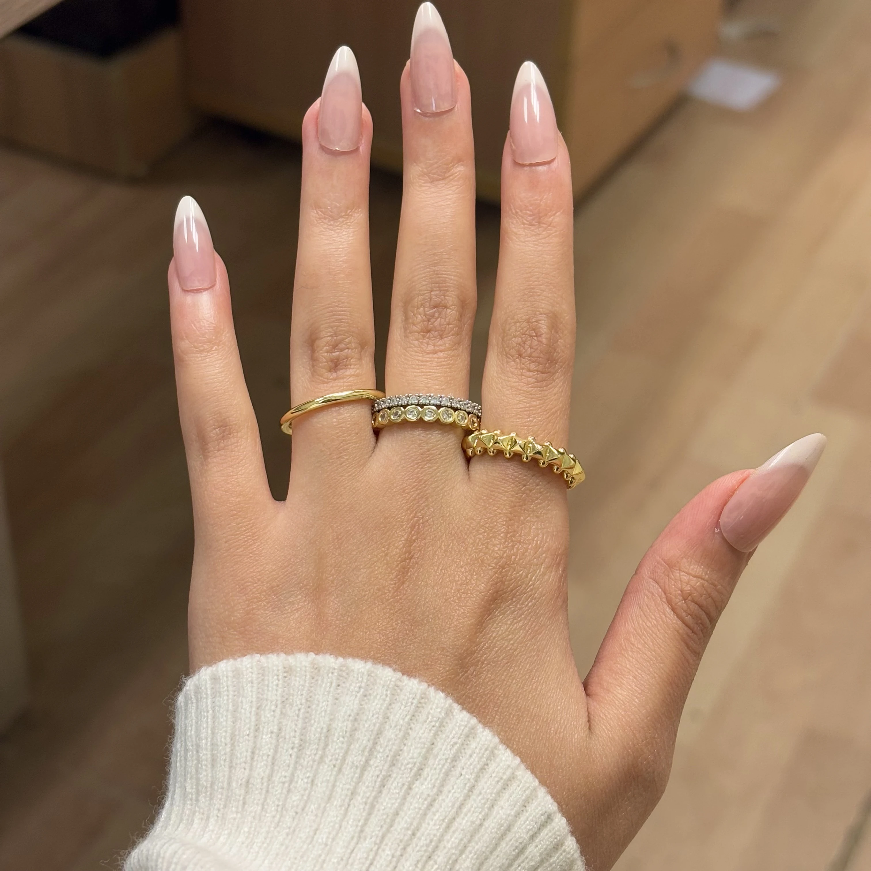 Zigzag Layered Ring ⚡️